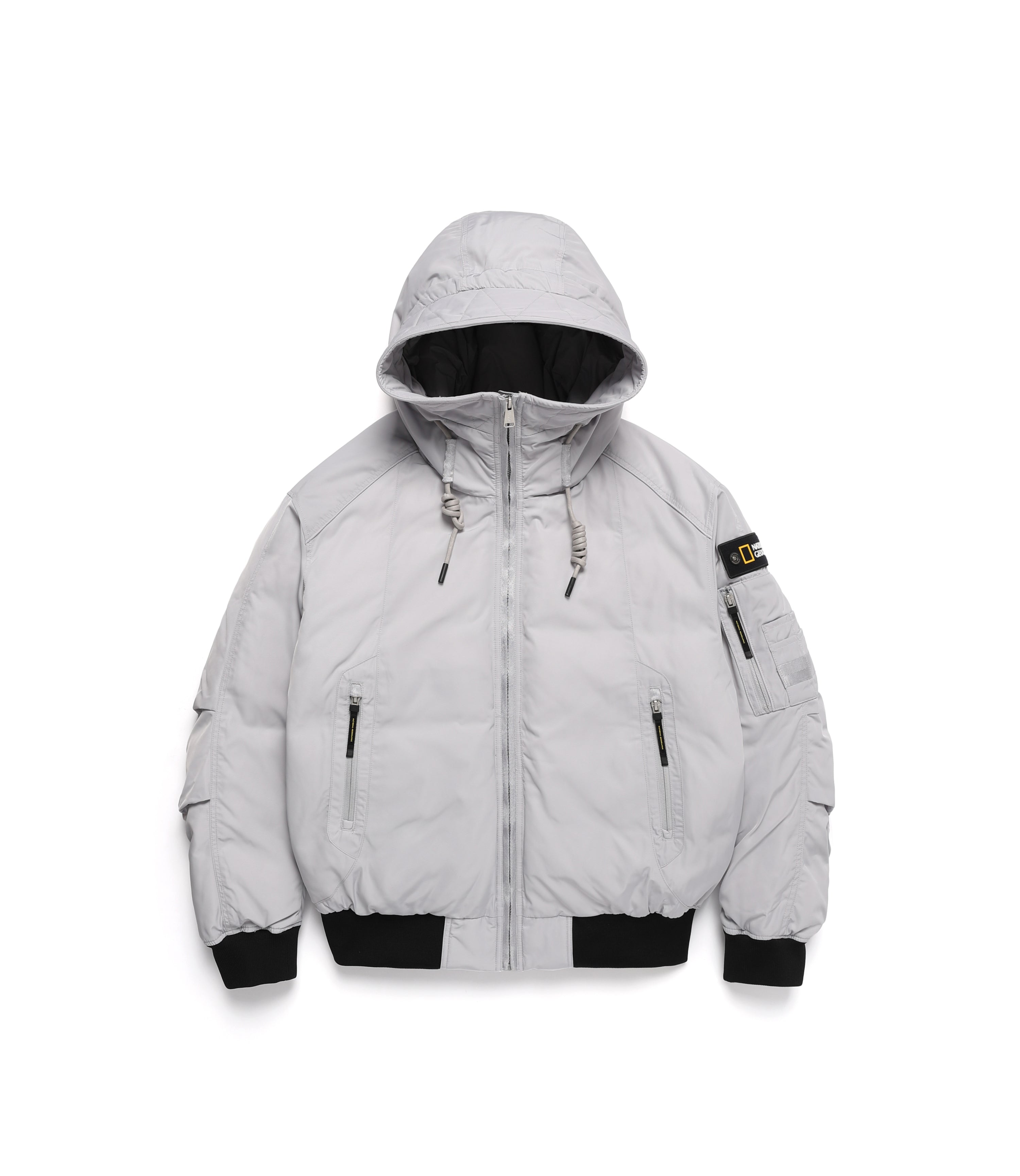 Unisex AQUILA Blouson Goose Down Jacket<br>ICE GREY