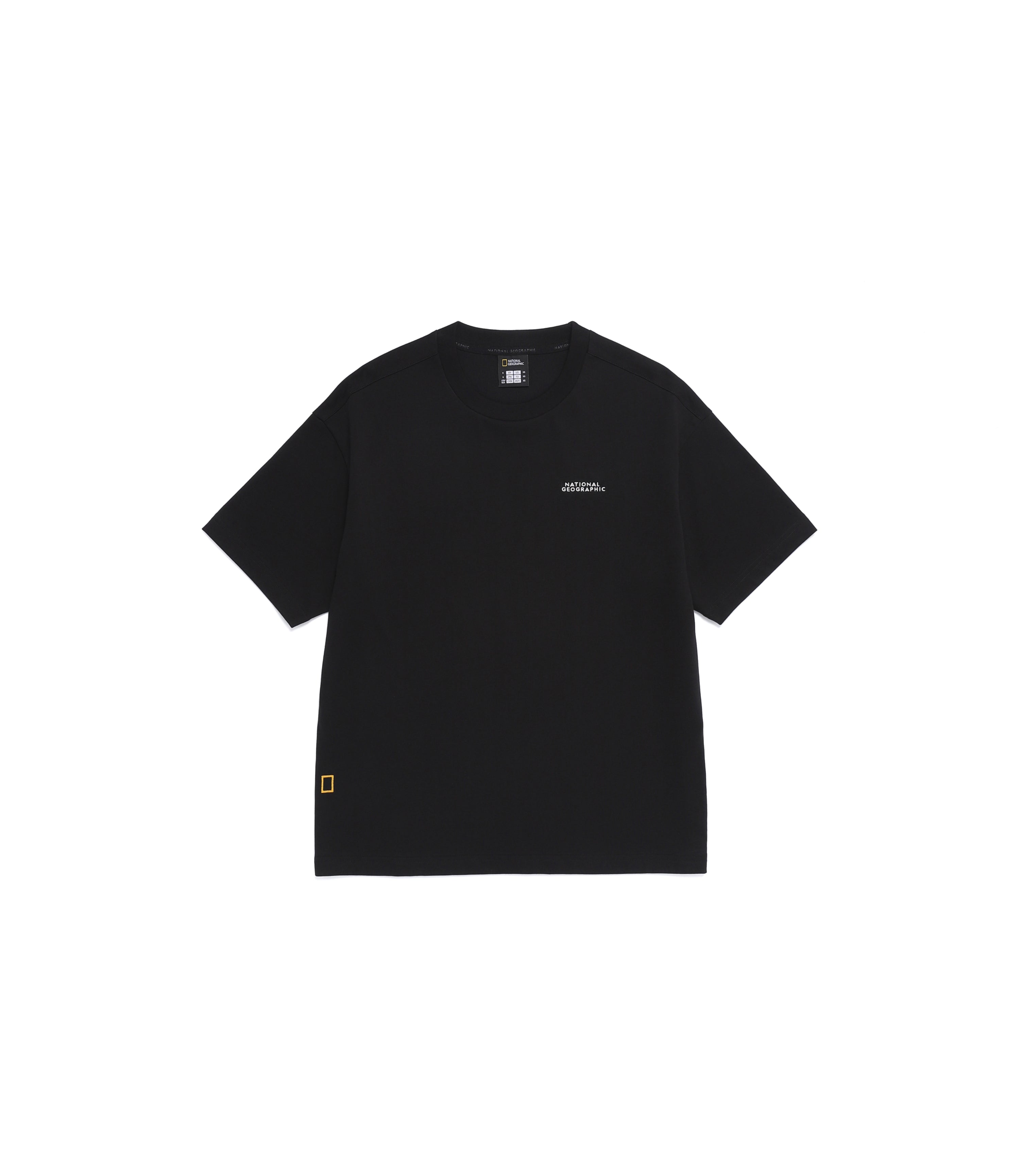 Unisex RATEL Regen Animal Big Graphic Short Sleeve Tee<br>BLACK