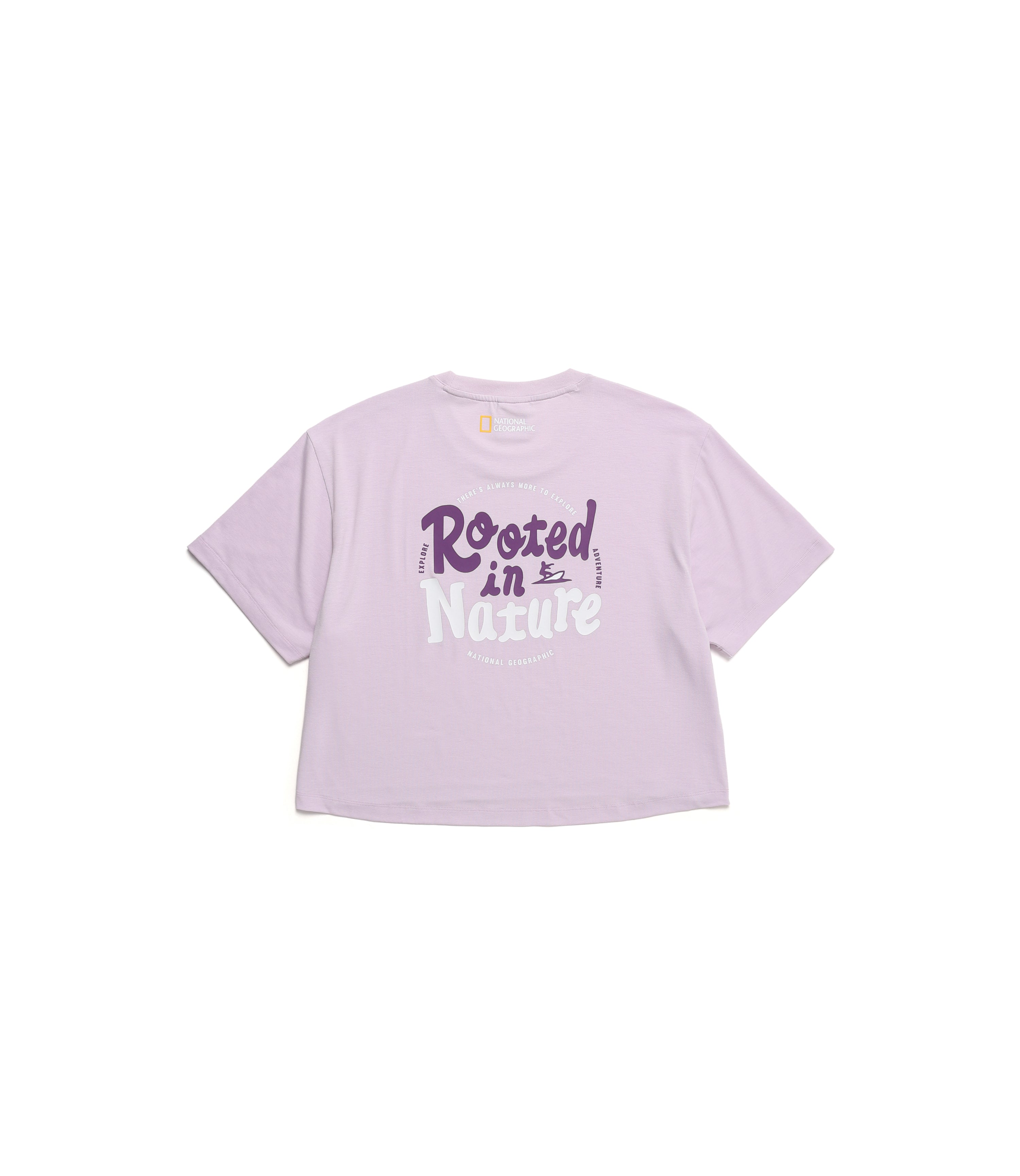 Women's Drysil Graphic Cropped Short Sleeve Tee<br>LAVENDER