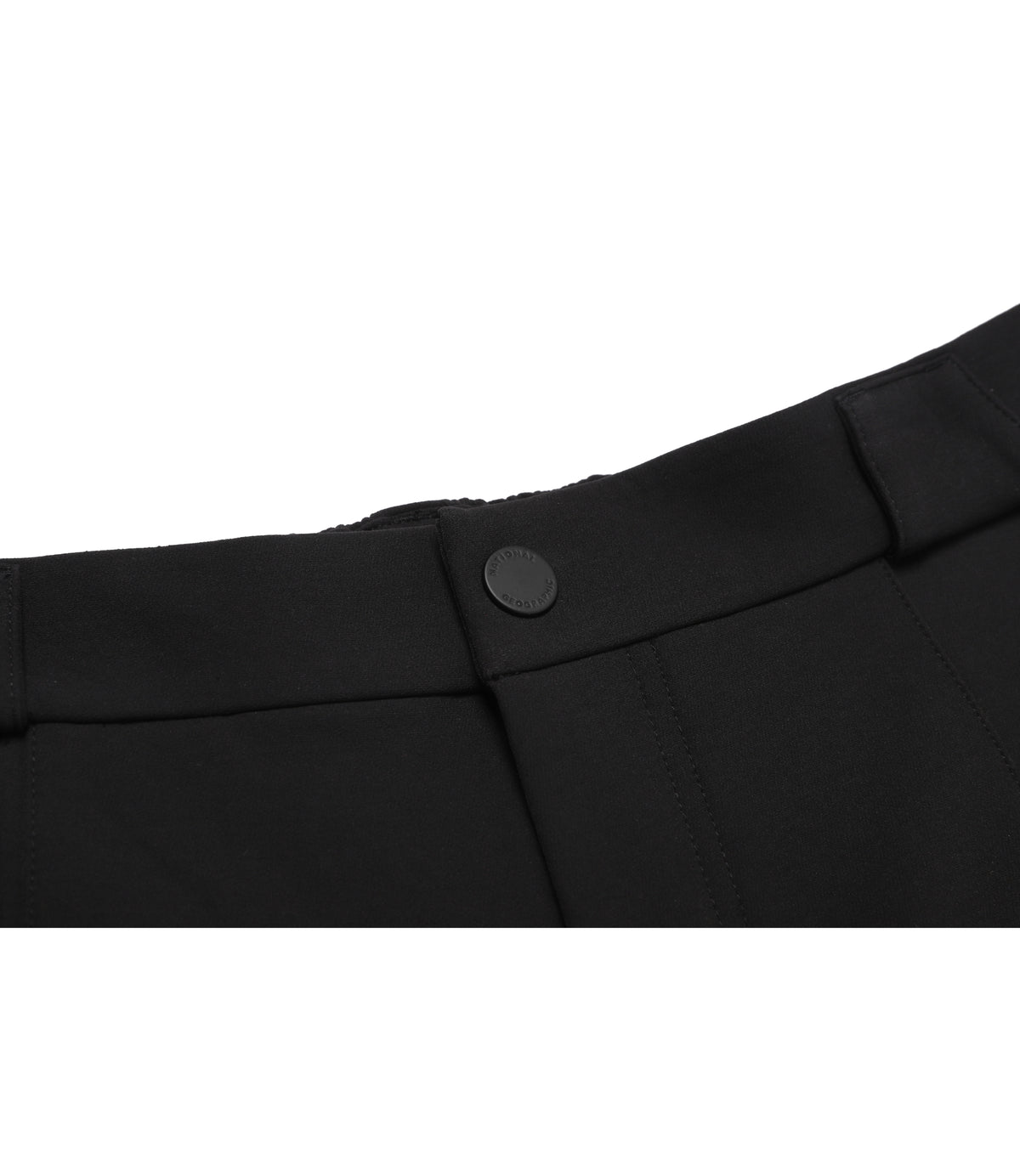 Men's Urban Square Stretch Semi Regular Fit Straight Pants<br>BLACK