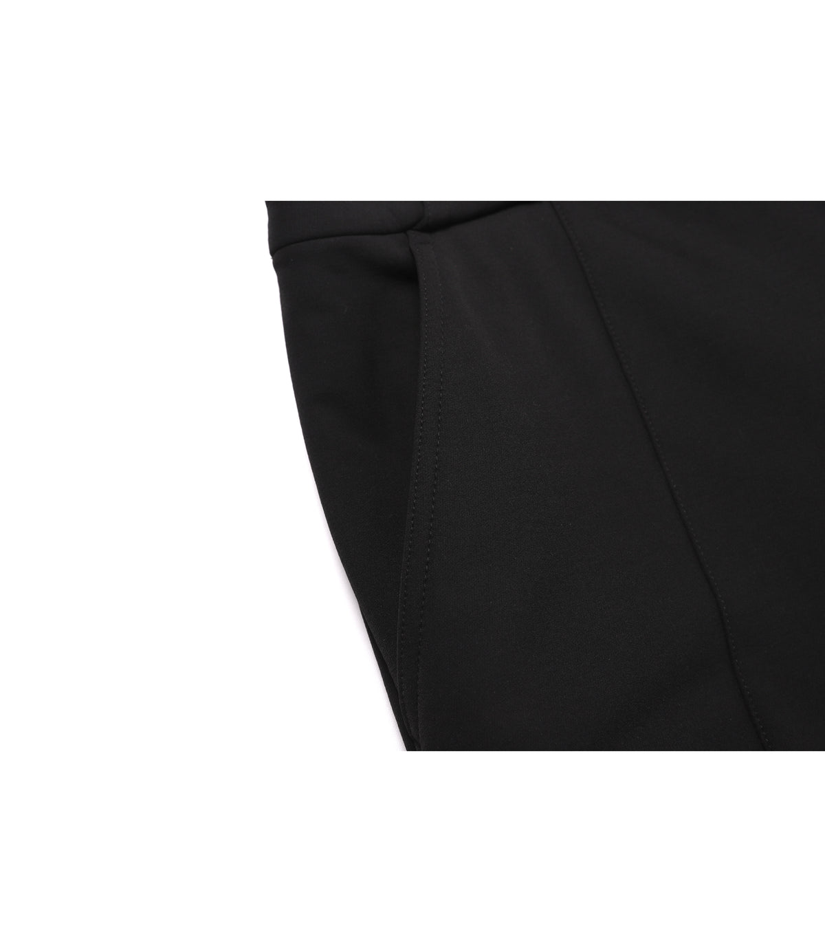 Men's Urban Square Stretch Semi Regular Fit Straight Pants<br>BLACK