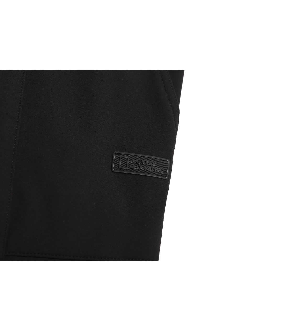 Men's Urban Square Stretch Semi Regular Fit Straight Pants<br>BLACK