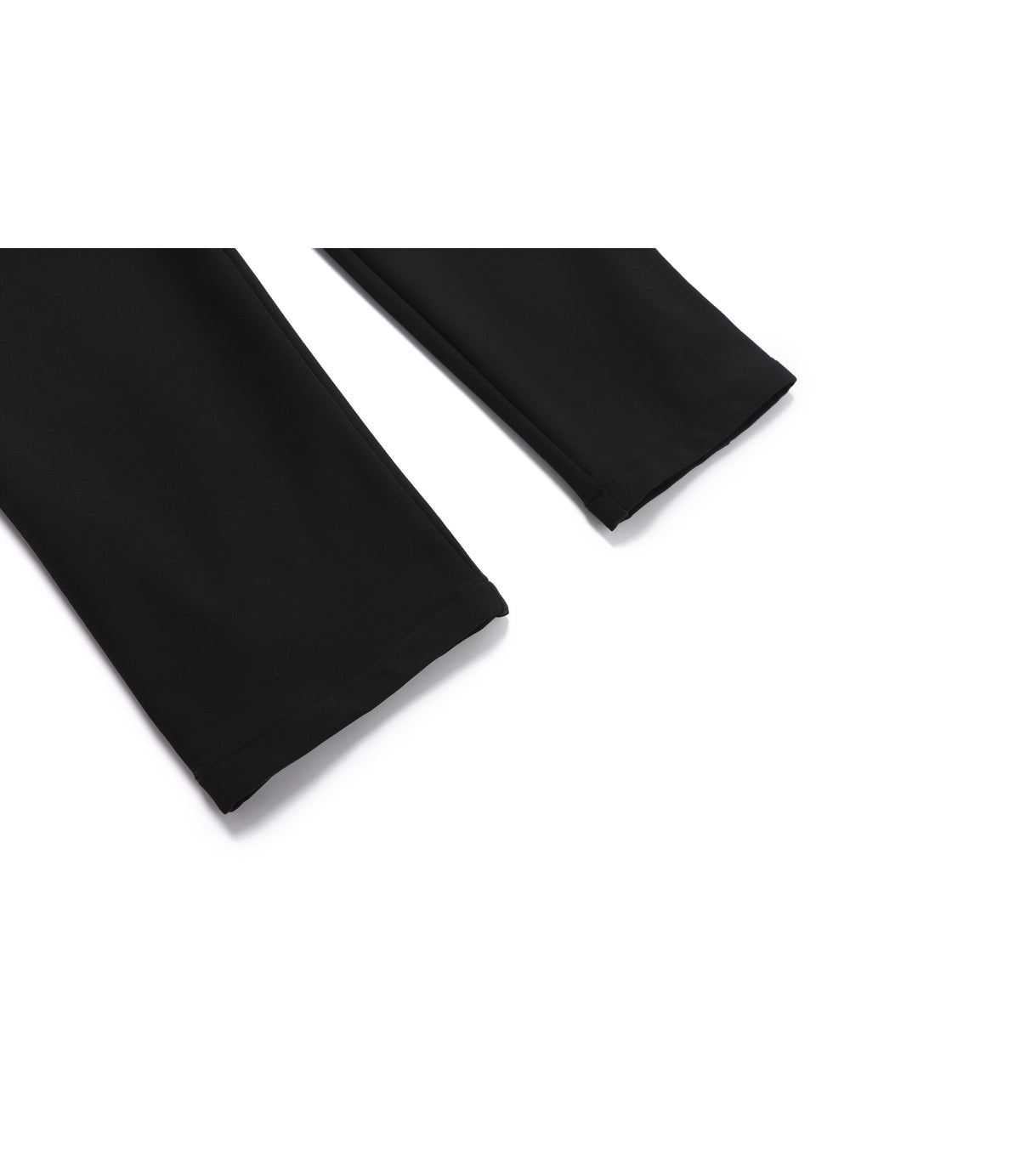 Men's Urban Square Stretch Semi Regular Fit Straight Pants<br>BLACK