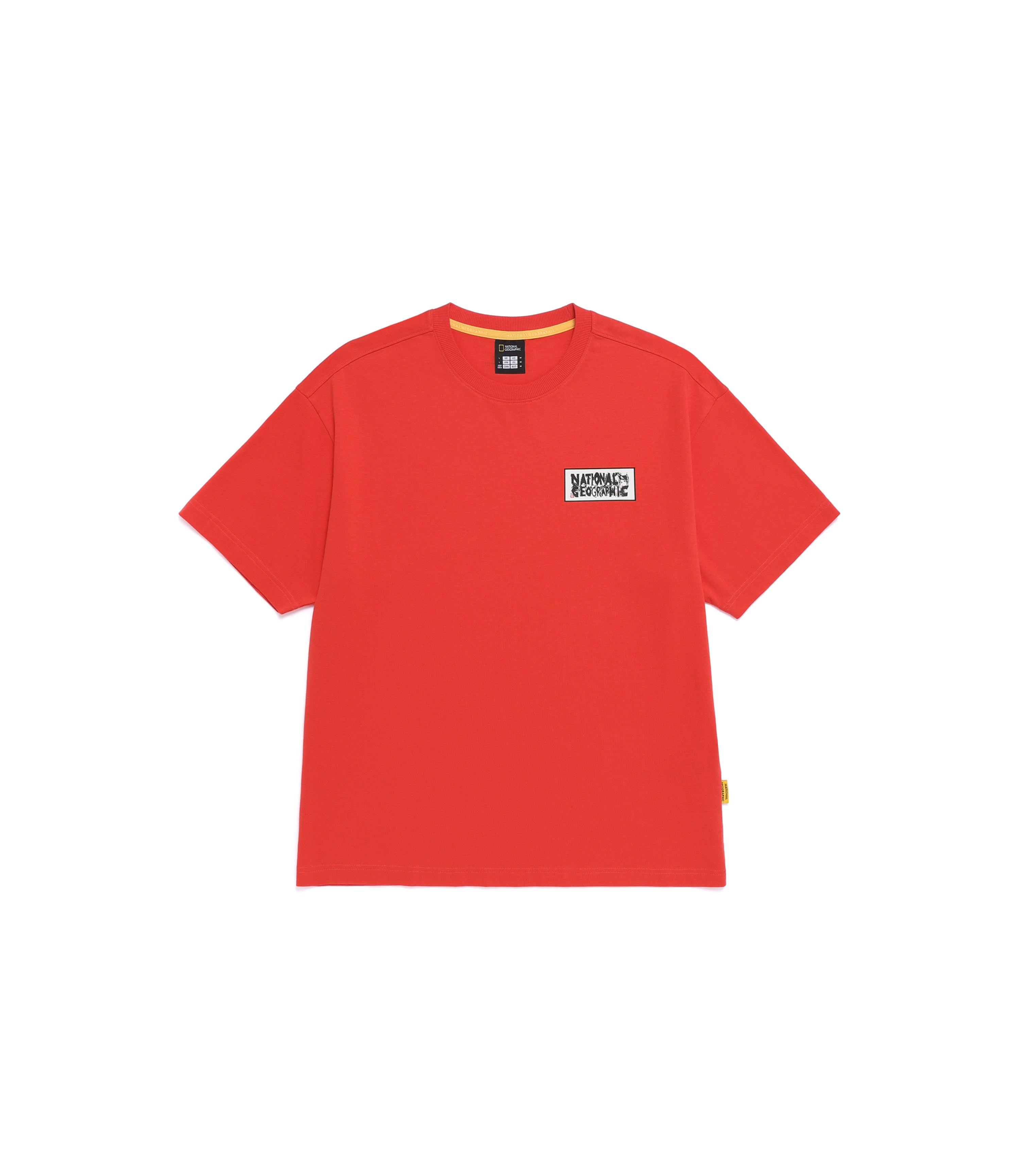 Unisex Year Of The Horse Graphic Small Logo Tee<br>RED