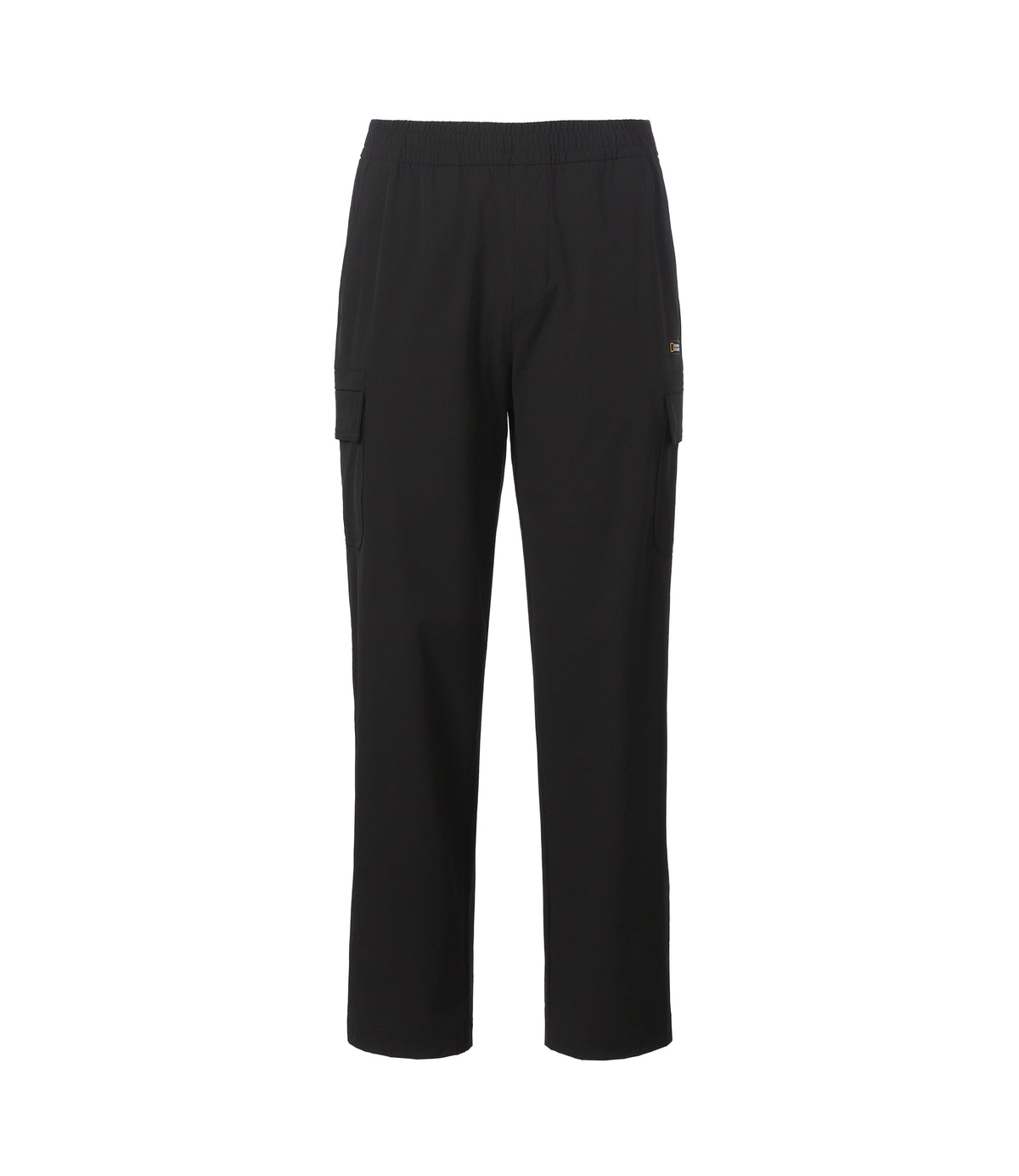 Unisex ARCHELON Woven Stretch Basic Fit Straight Pants<br>BLACK