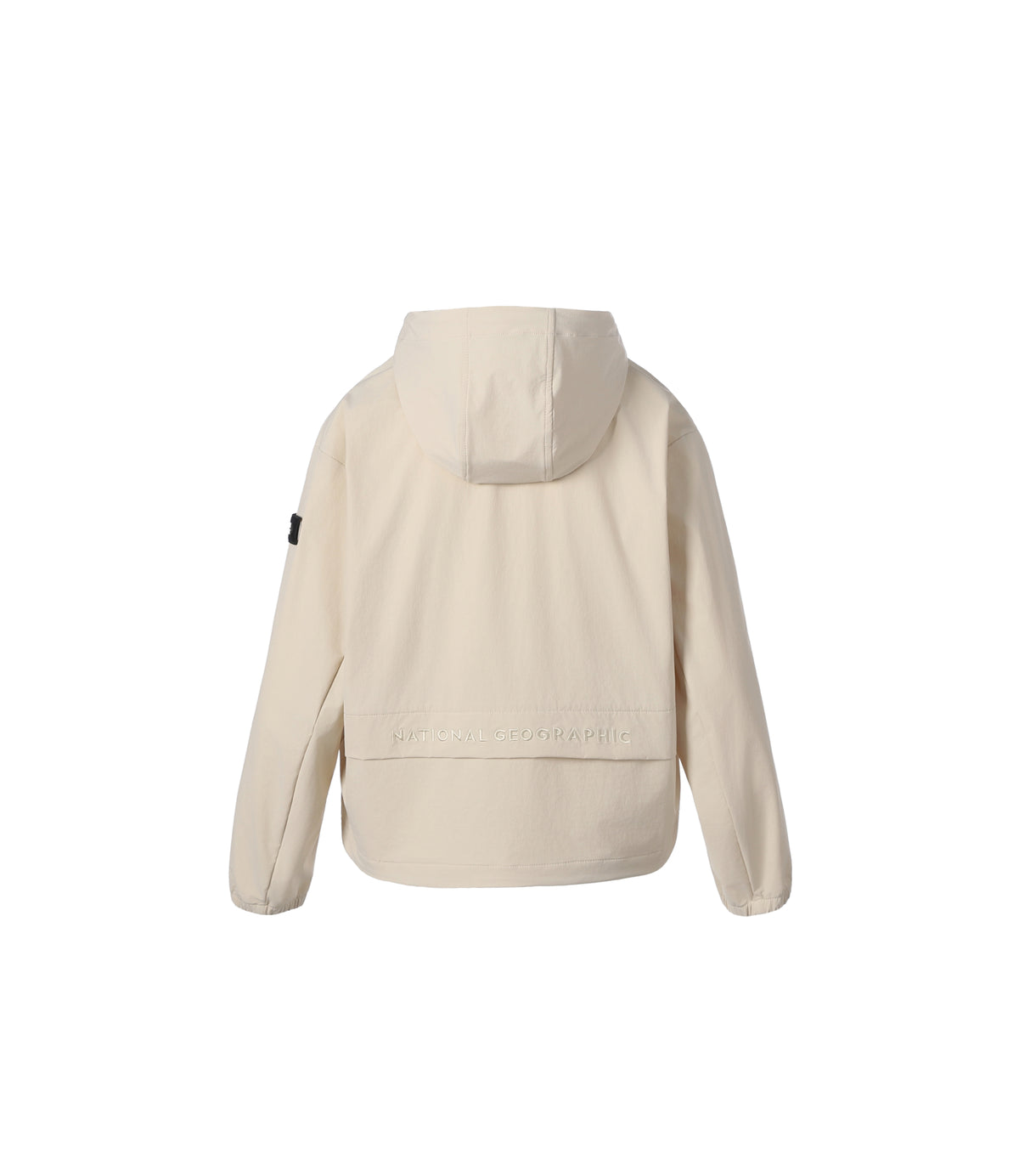 Women's ARCHELON Woven Stretch Hooded Full Zip-Up<br>SILVER BIRCH