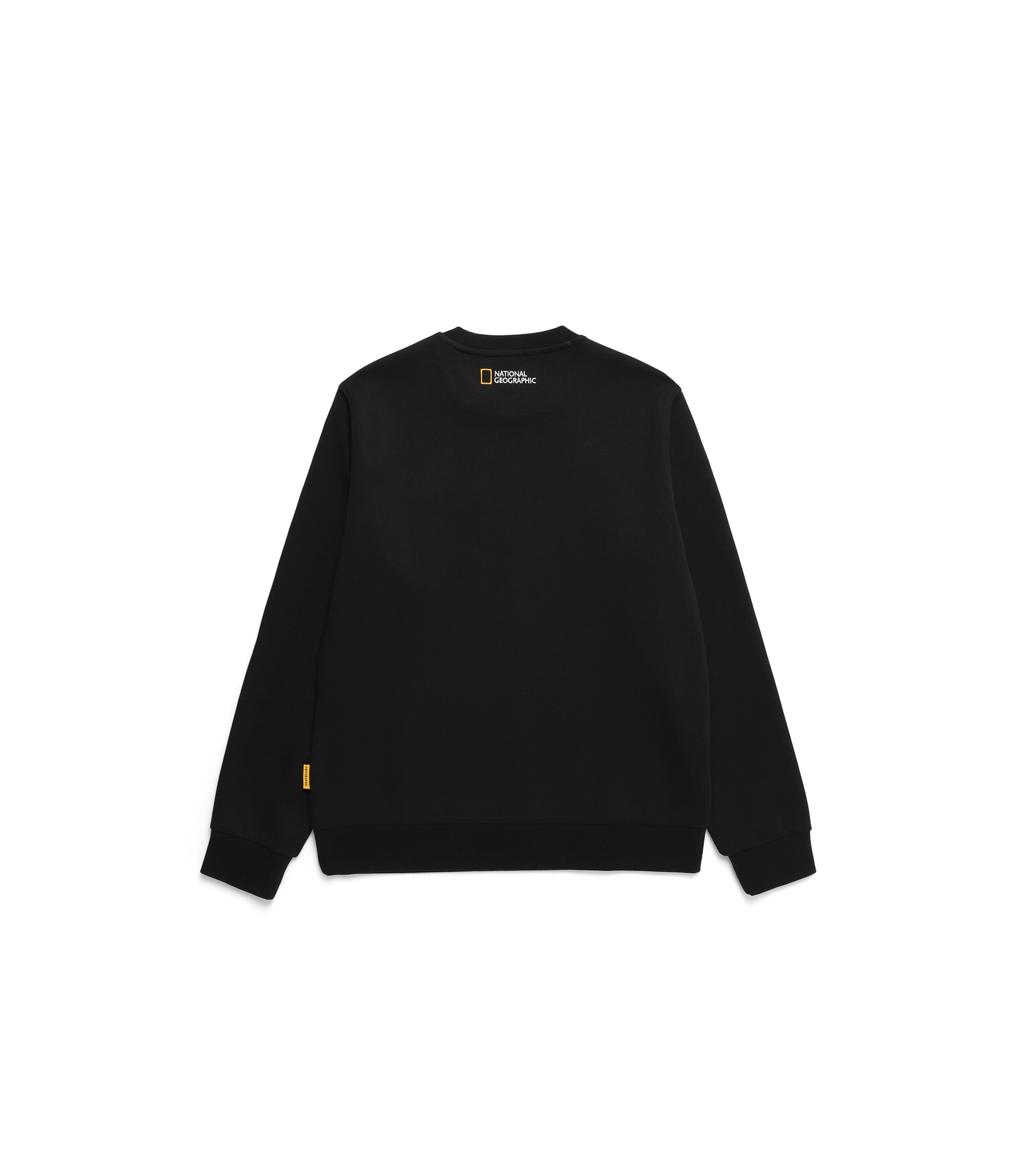 Unisex FOLHAS Small LOGO Sweatshirt<br>CARBON BLACK