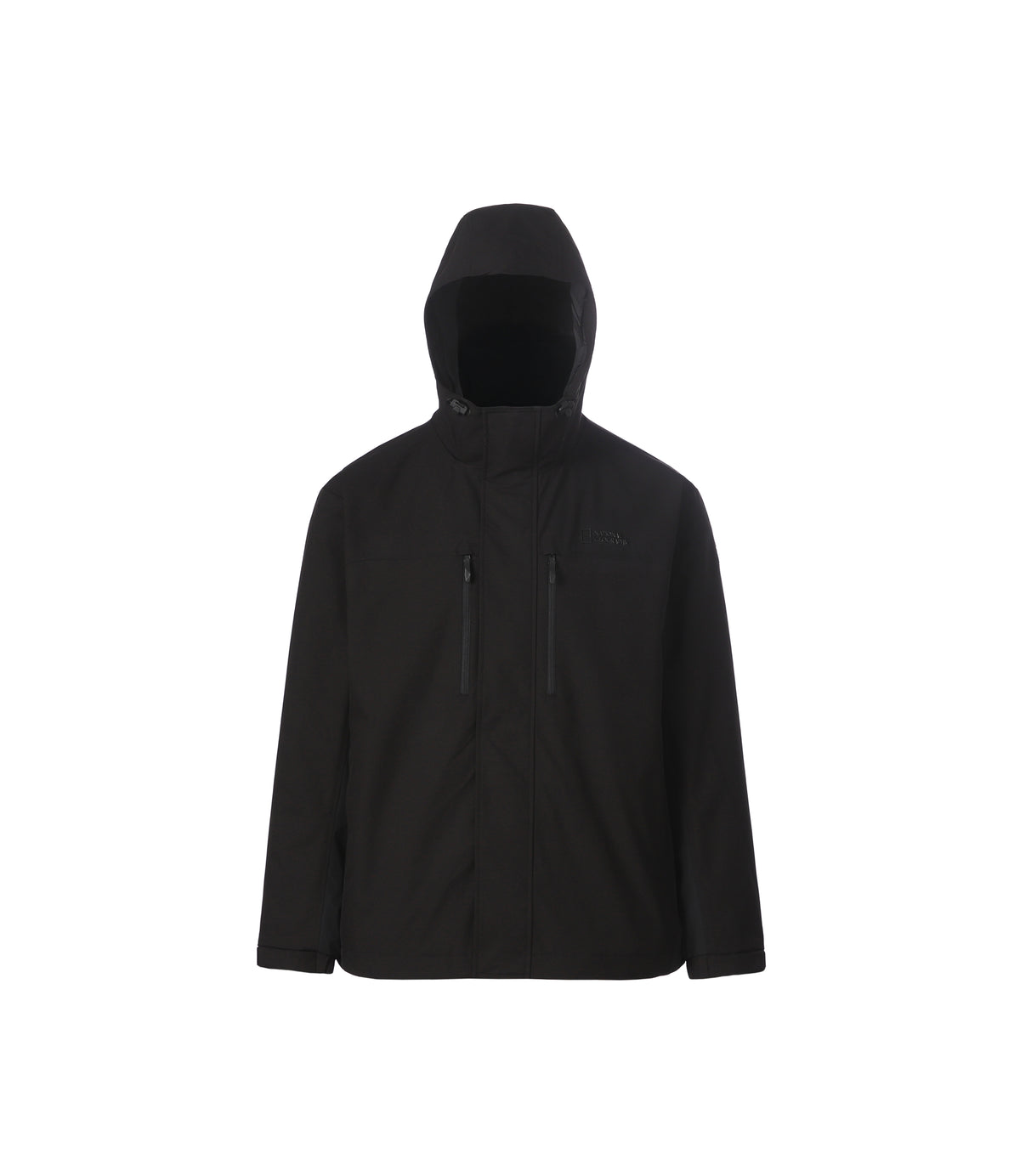 Unisex 2-Layer Color Block Jumper<br>BLACK