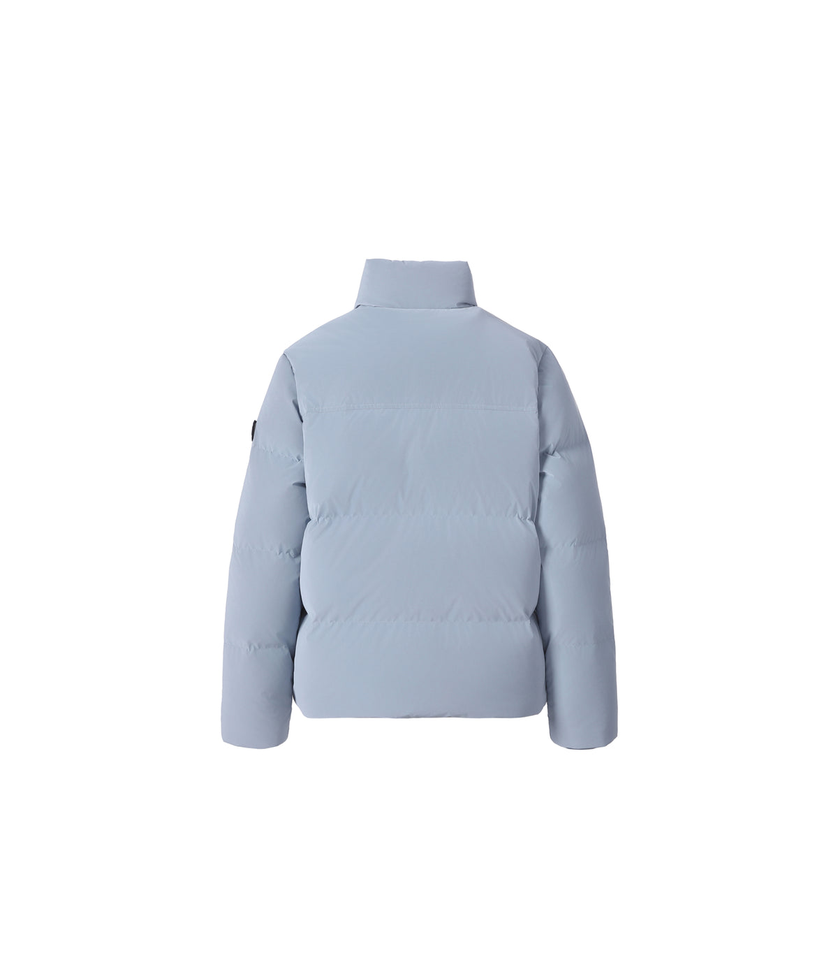 Women's Reimann Heat-Saver Stand-Neck Duck Down Jumper<br>GLOSSY LIGHT BLUE