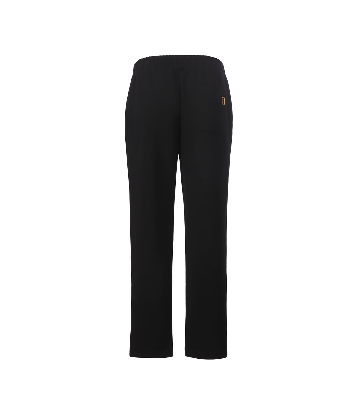 Unisex Regular Fit Straight Sweatpants<br>BLACK