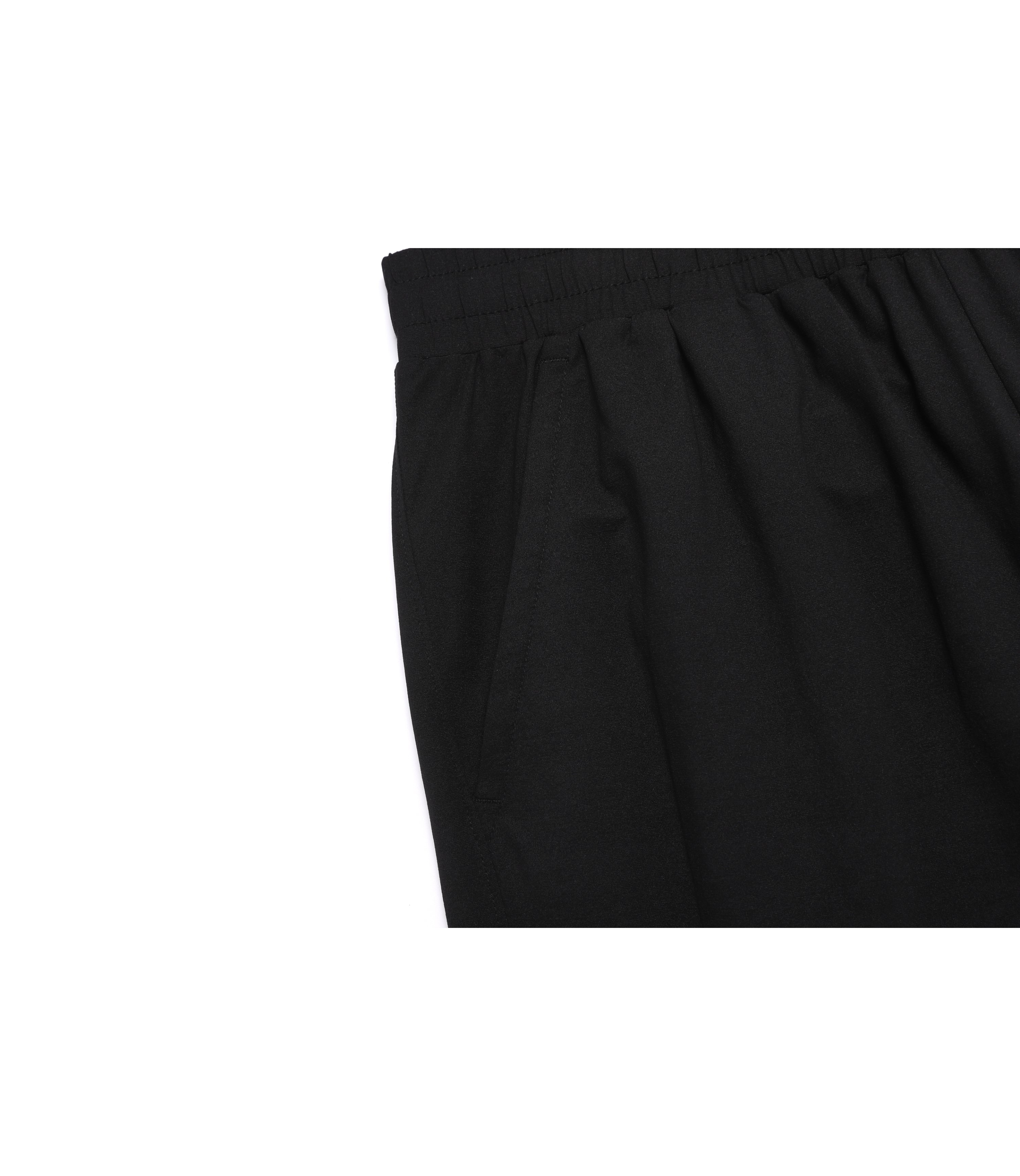 Unisex Frozen Air Three Quarter Capri Pants<br>BLACK