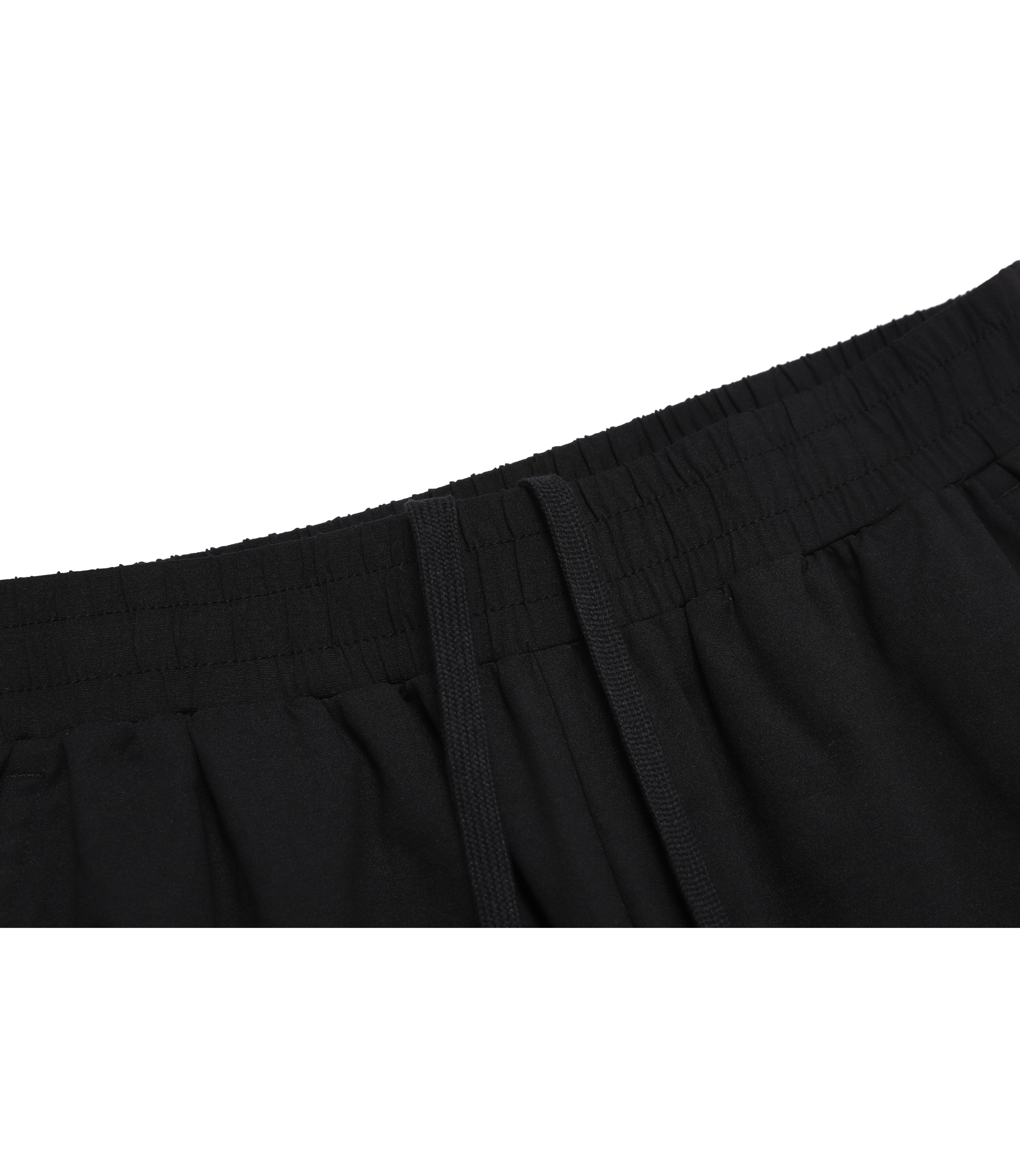 Unisex Frozen Air Three Quarter Capri Pants<br>BLACK