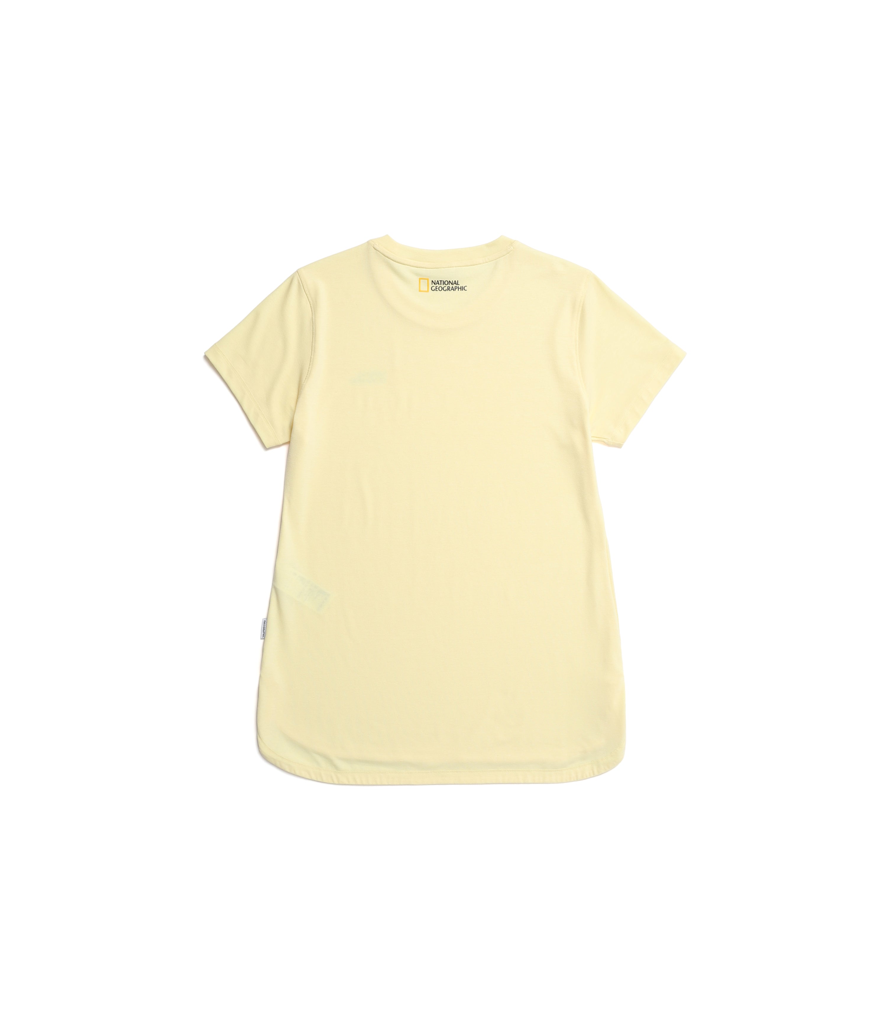 Women's PRAIRIE Small LOGO Short Sleeve Longline Tee<br>LEMON