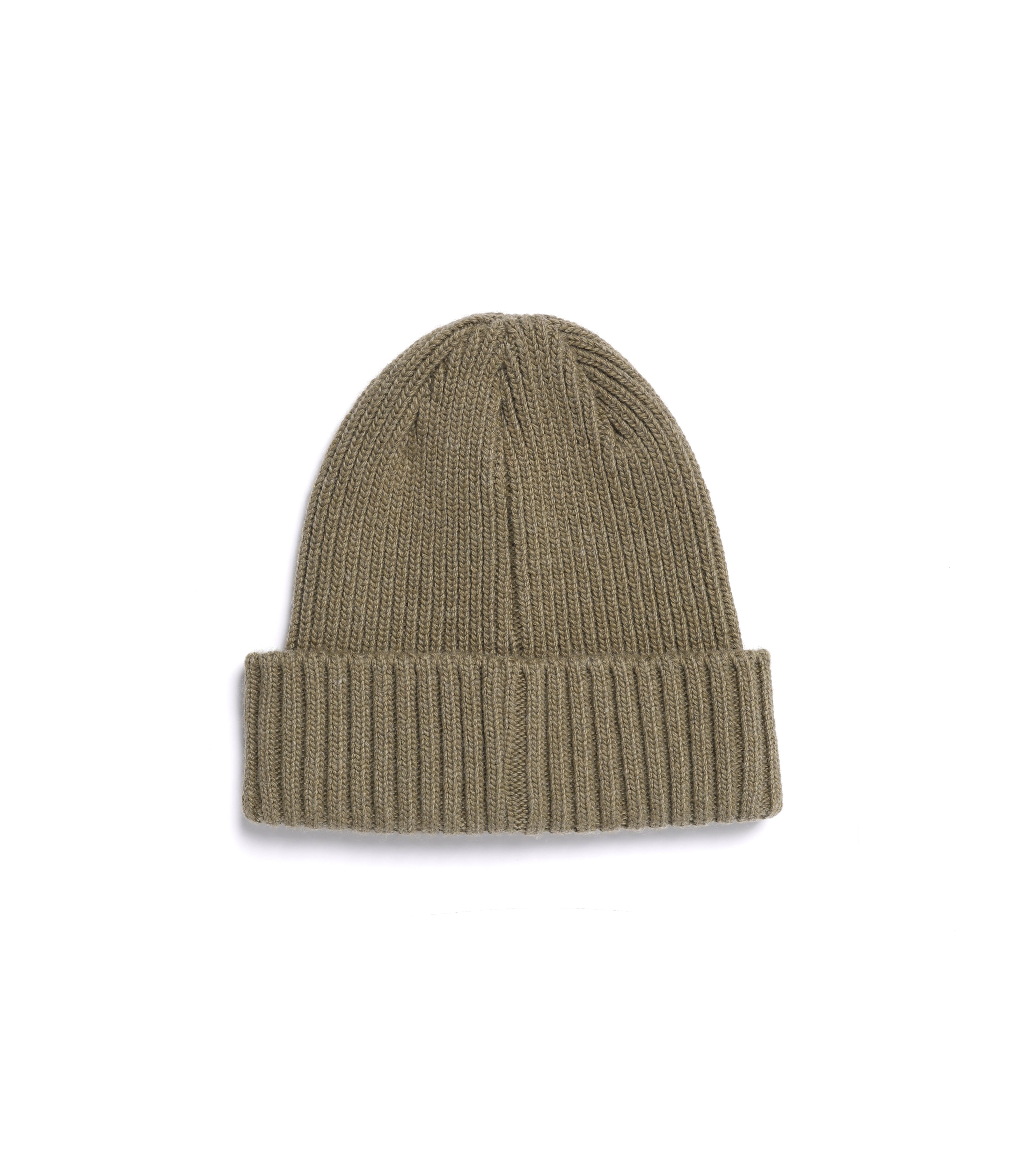 Cashmere Wool Middle Beanie<br>KHAKI