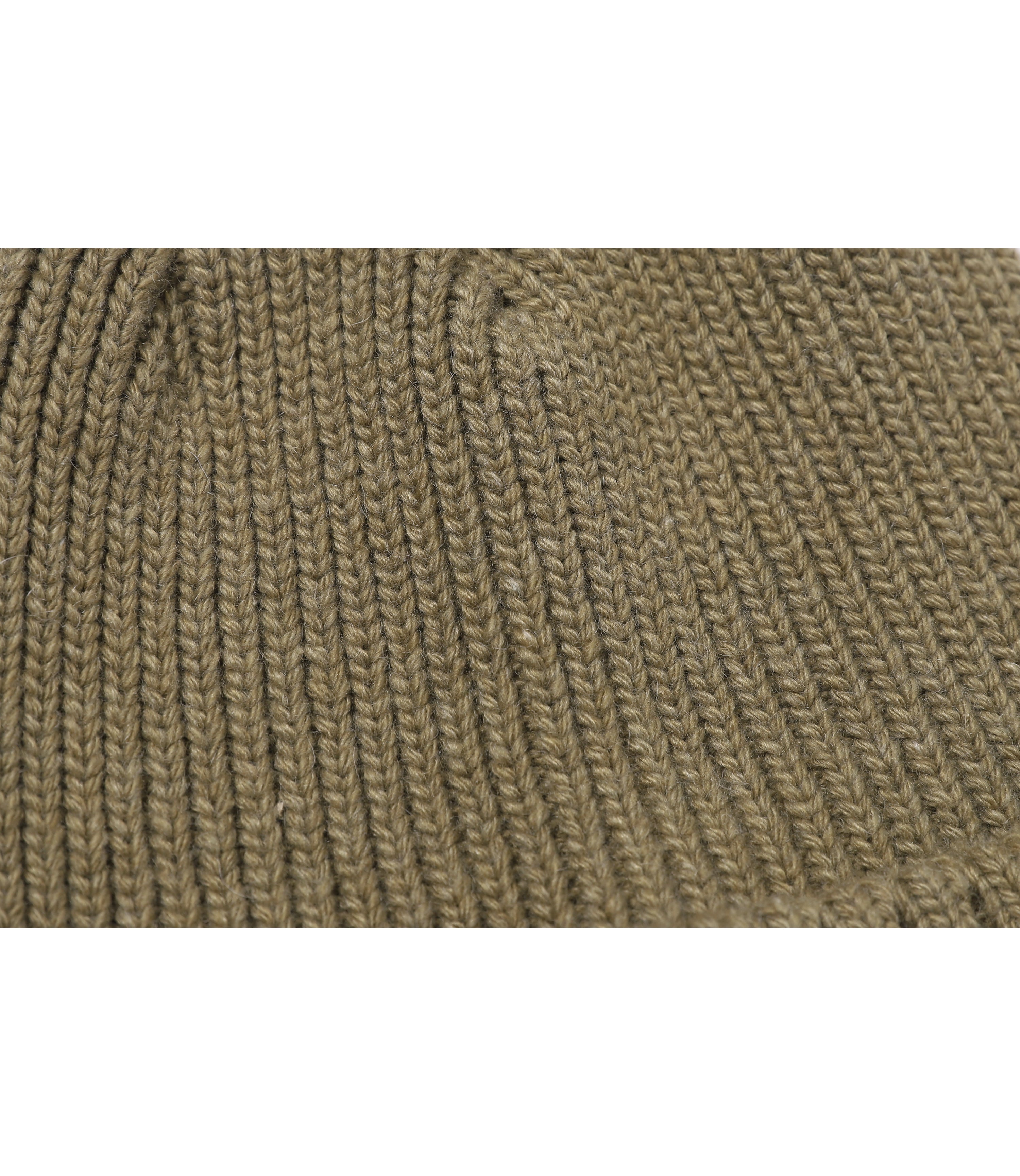 Cashmere Wool Middle Beanie<br>KHAKI