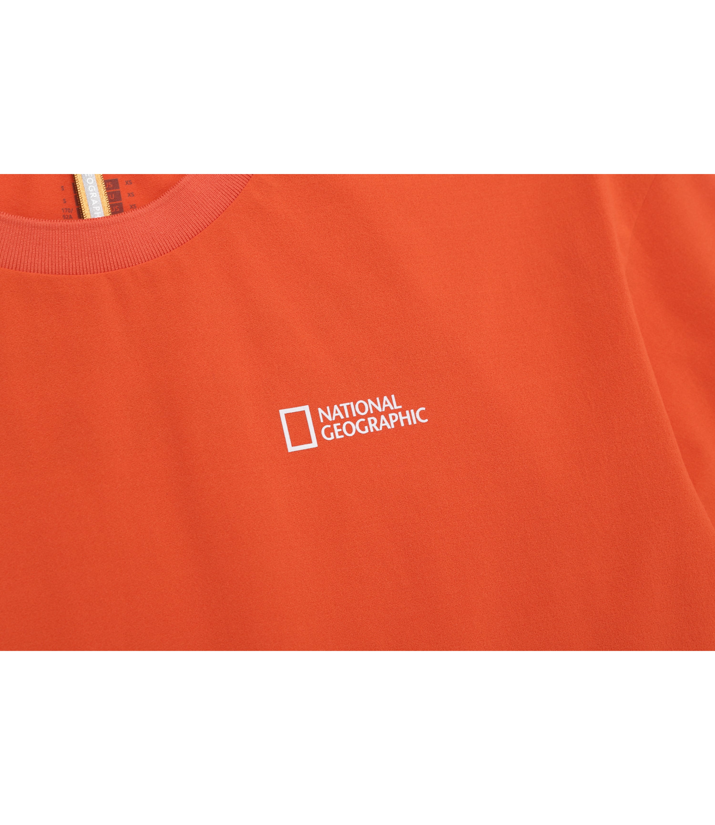 Unisex KRAZ Back Graphic Semi-Oversized Short Sleeve Tee<br>L/ORANGE