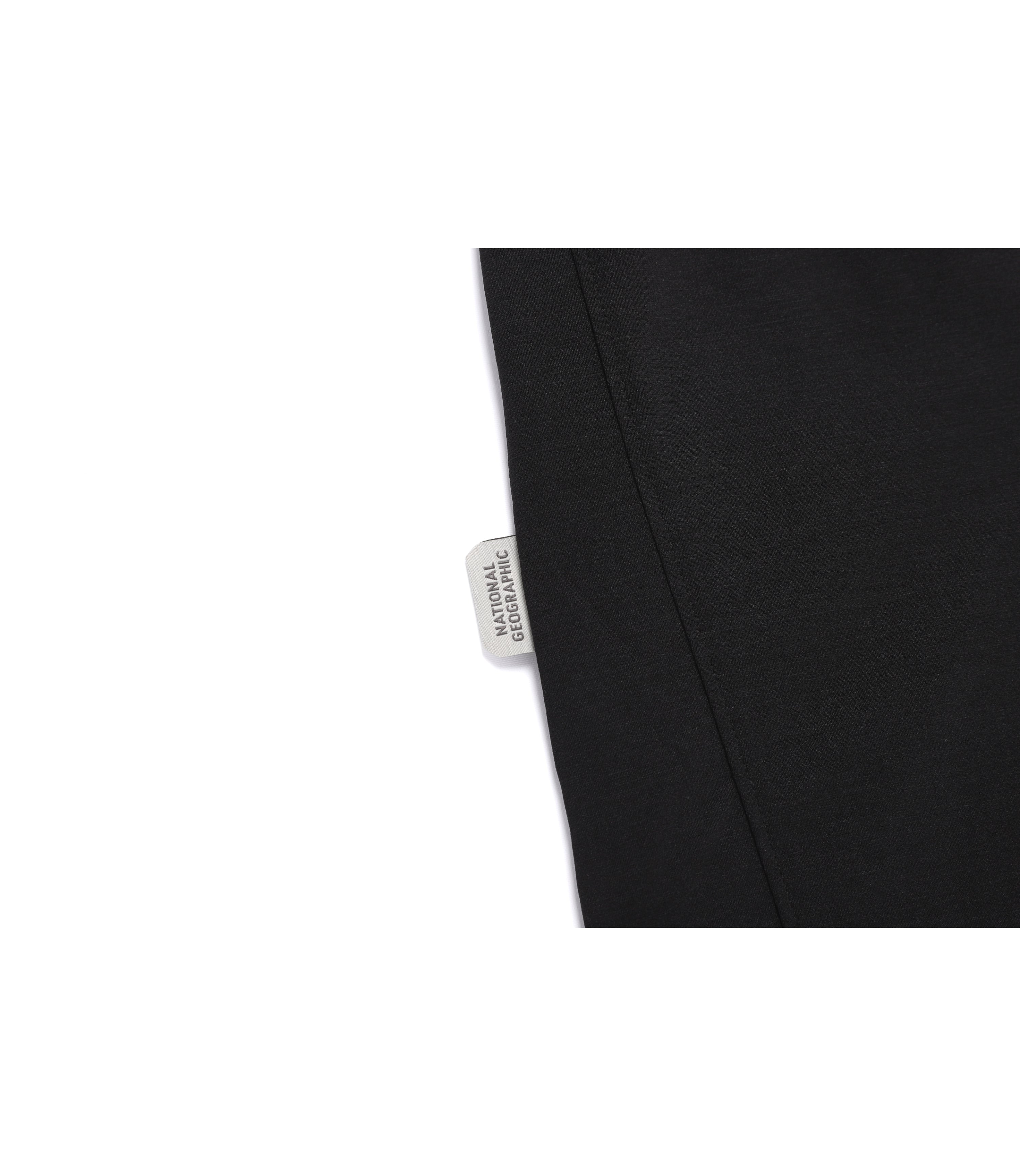 Unisex Frozen Air Semi-Overfit Short Sleeve Tee<br>BLACK