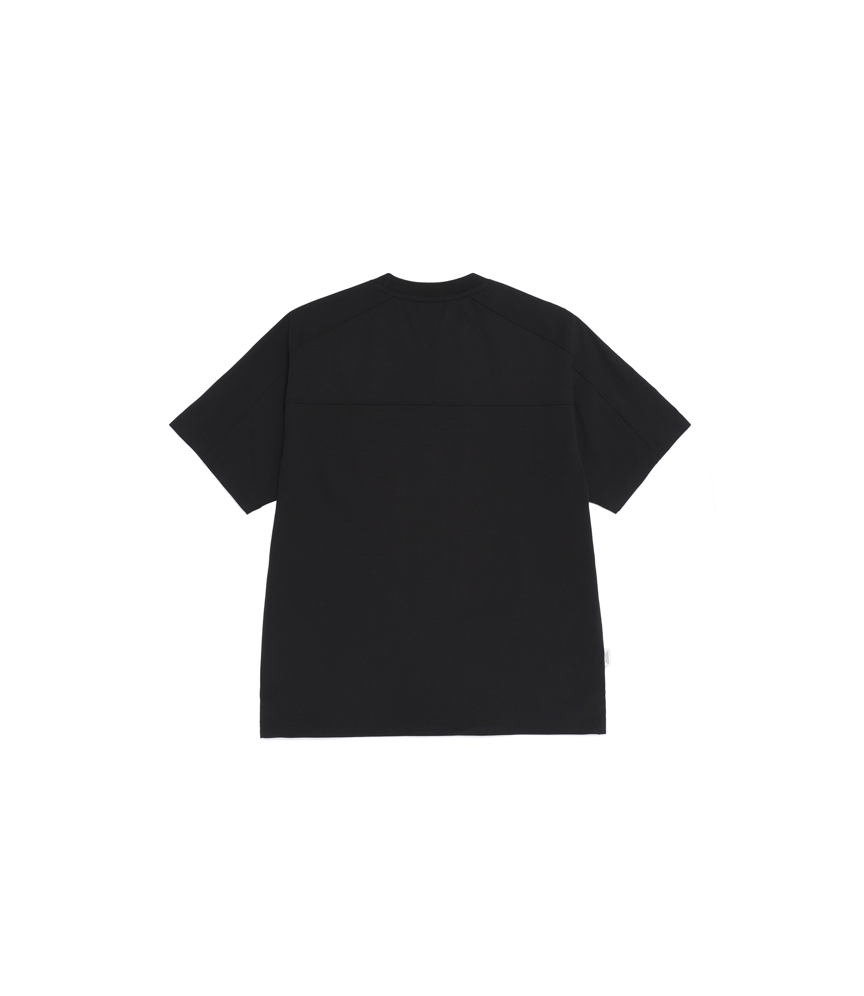 Unisex Frozen Air Semi-Overfit Short Sleeve Tee<br>BLACK