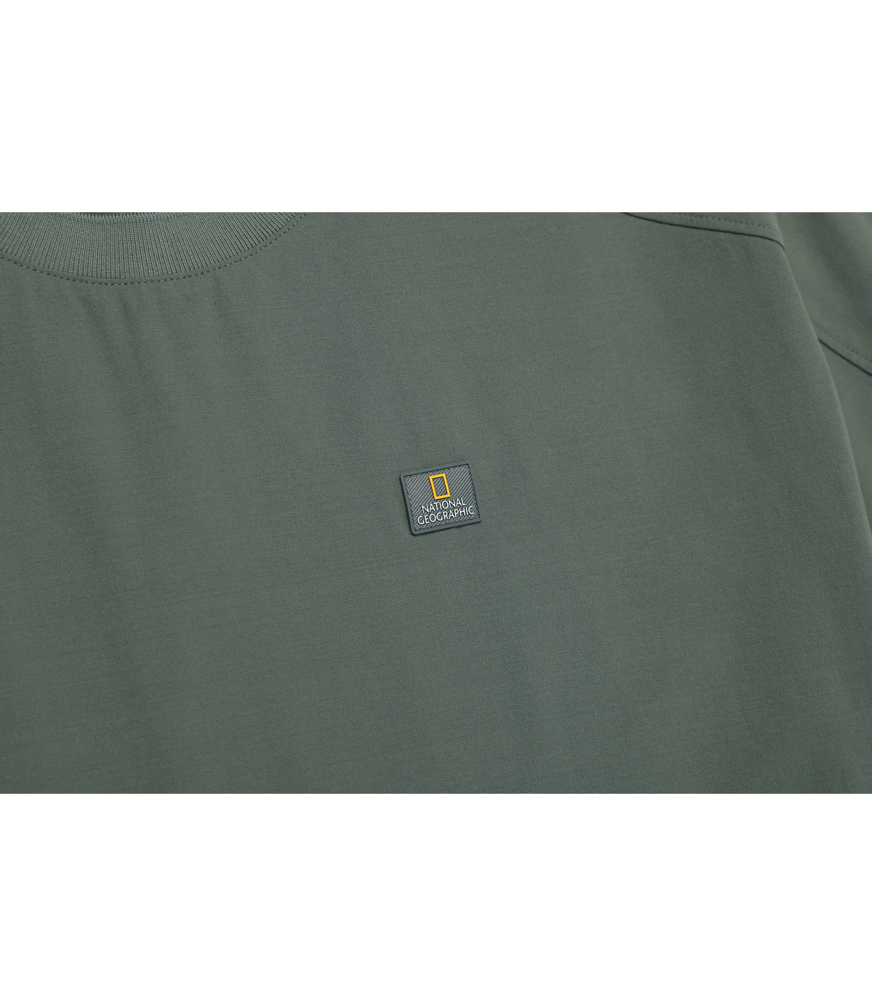 Unisex Frozen Air Semi-Overfit Short Sleeve Tee<br>G/KHAKI