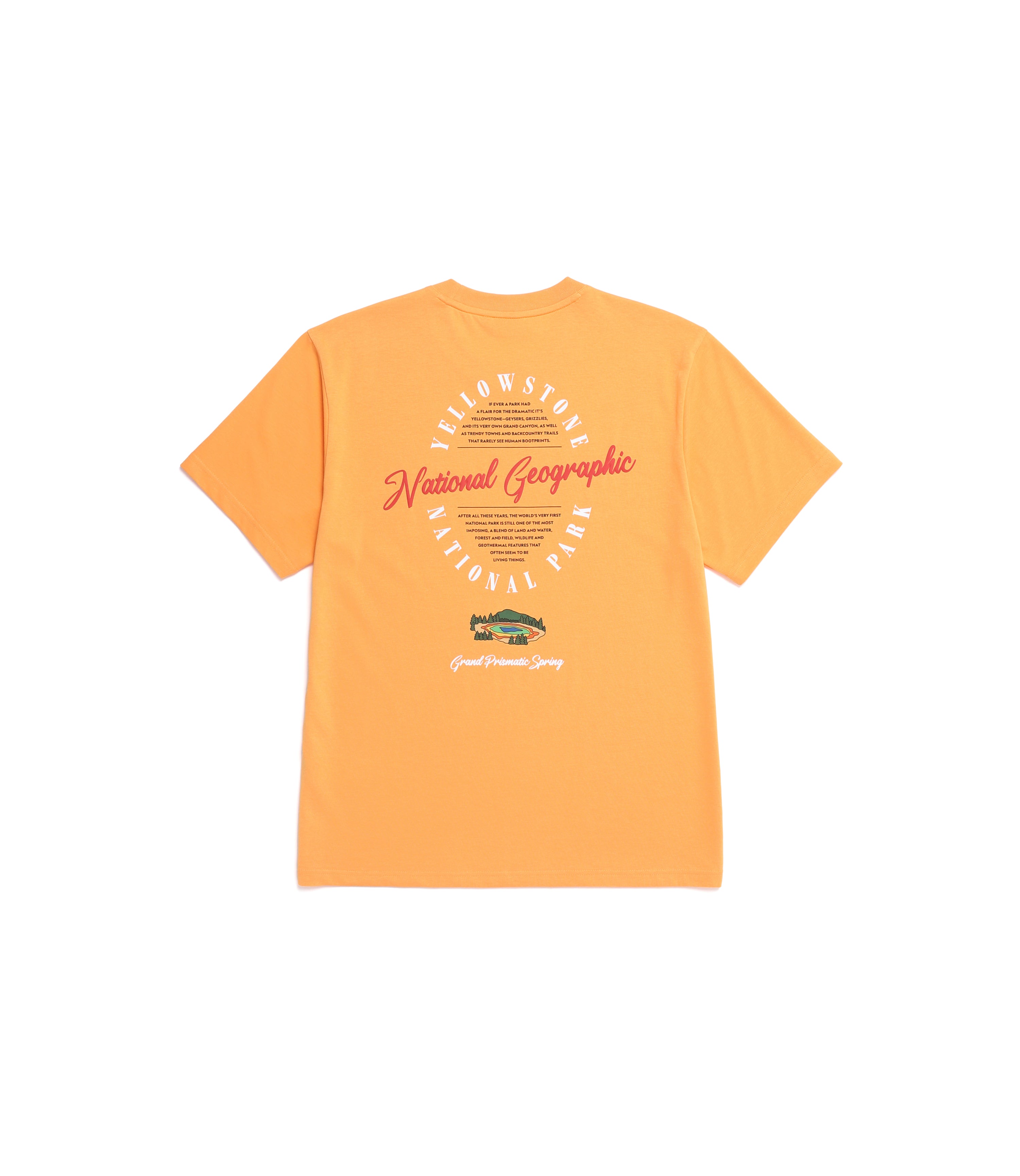 Unisex YELLOWSTONE SLOGAN Graphic Short Sleeve Tee<br>ORANGE