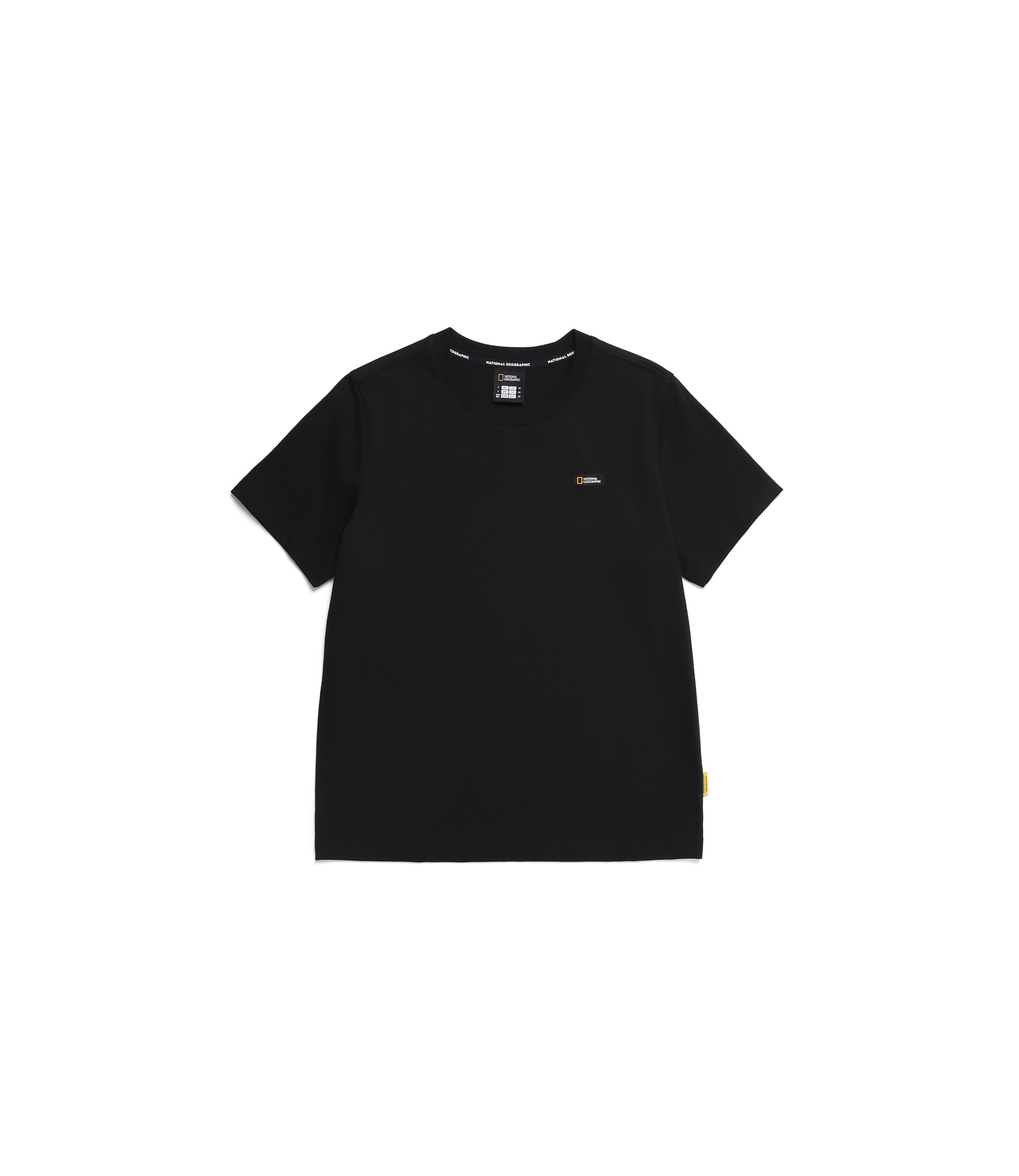 Unisex NEODY Small Logo Basic Fit Short Sleeve Tee<br>CARBON BLACK