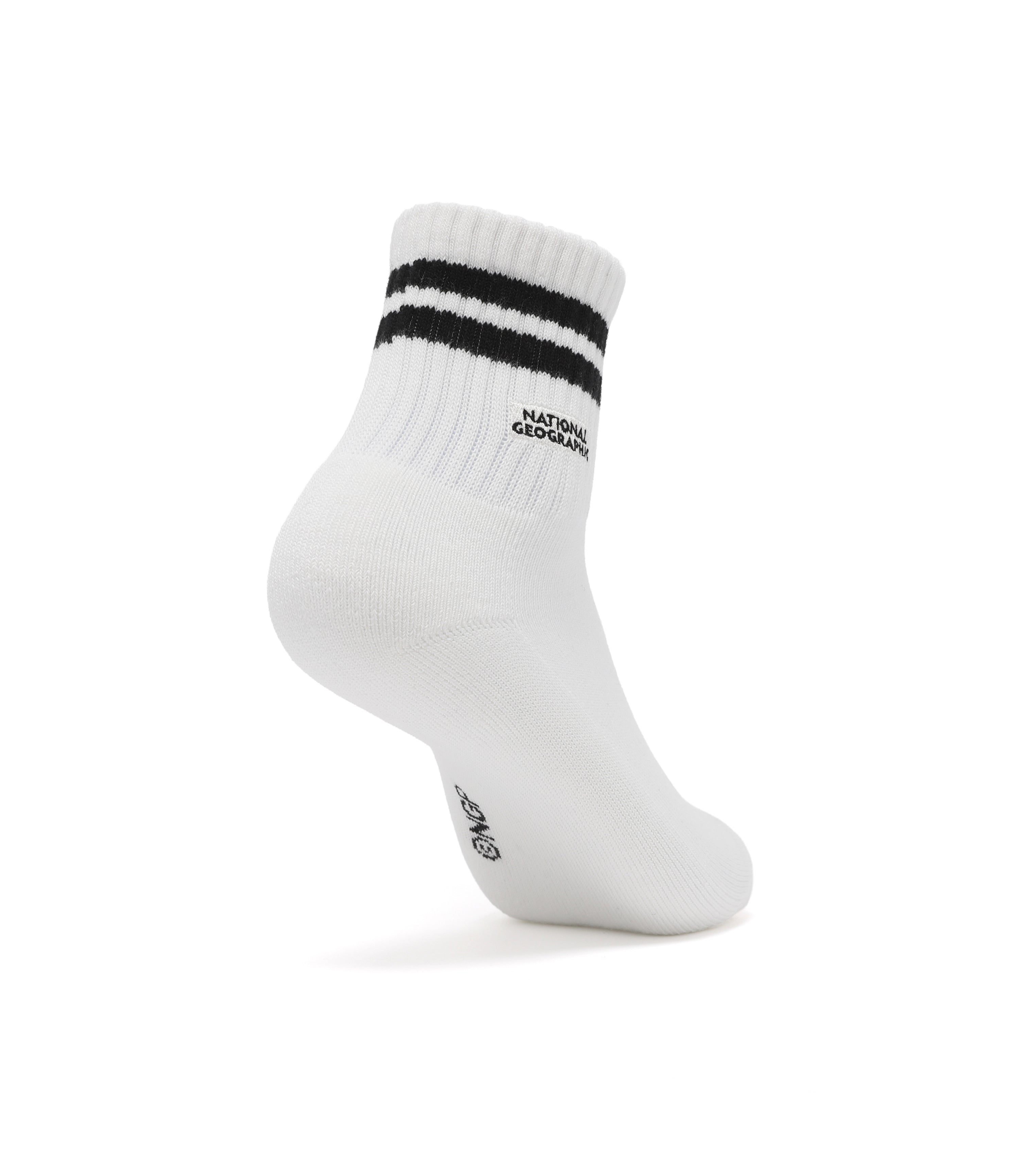Stripe Middle Socks<br>BLACK