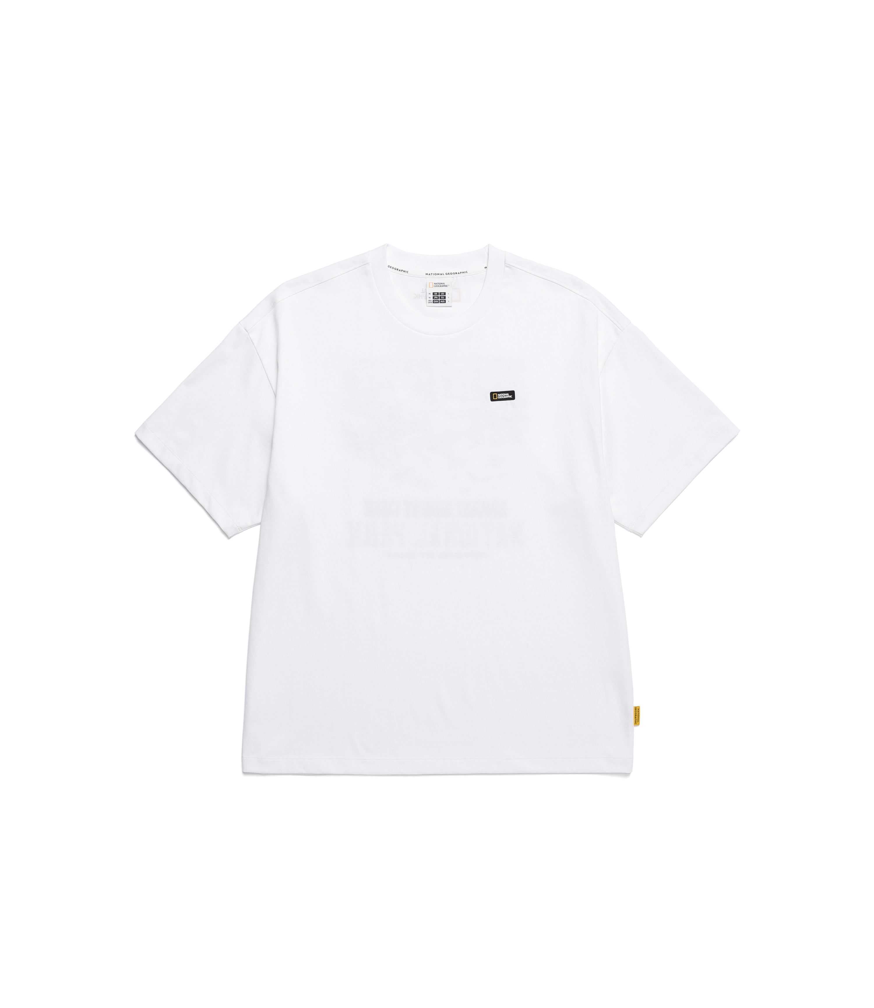 Unisex National Park Graphic Semi-Oversized Short Sleeve Tee<br>WHITE