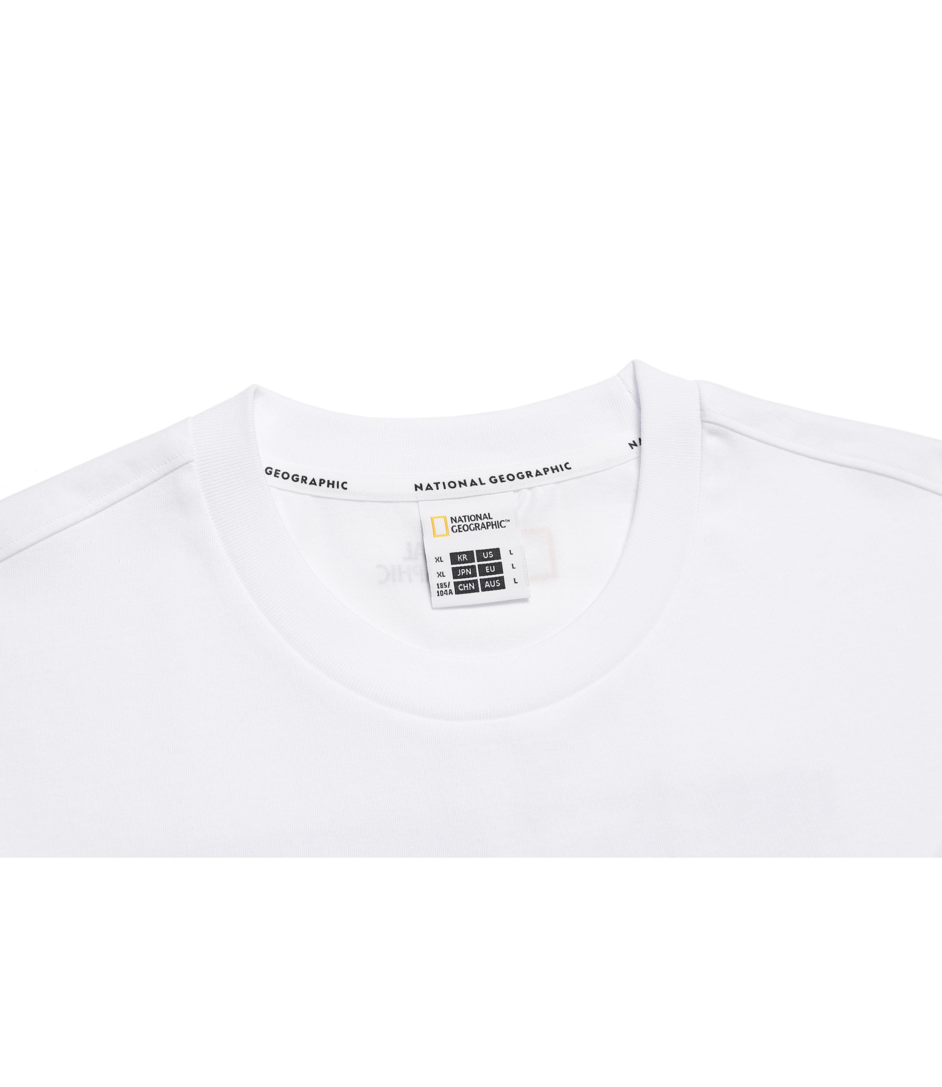 Unisex National Park Graphic Semi-Oversized Short Sleeve Tee<br>WHITE