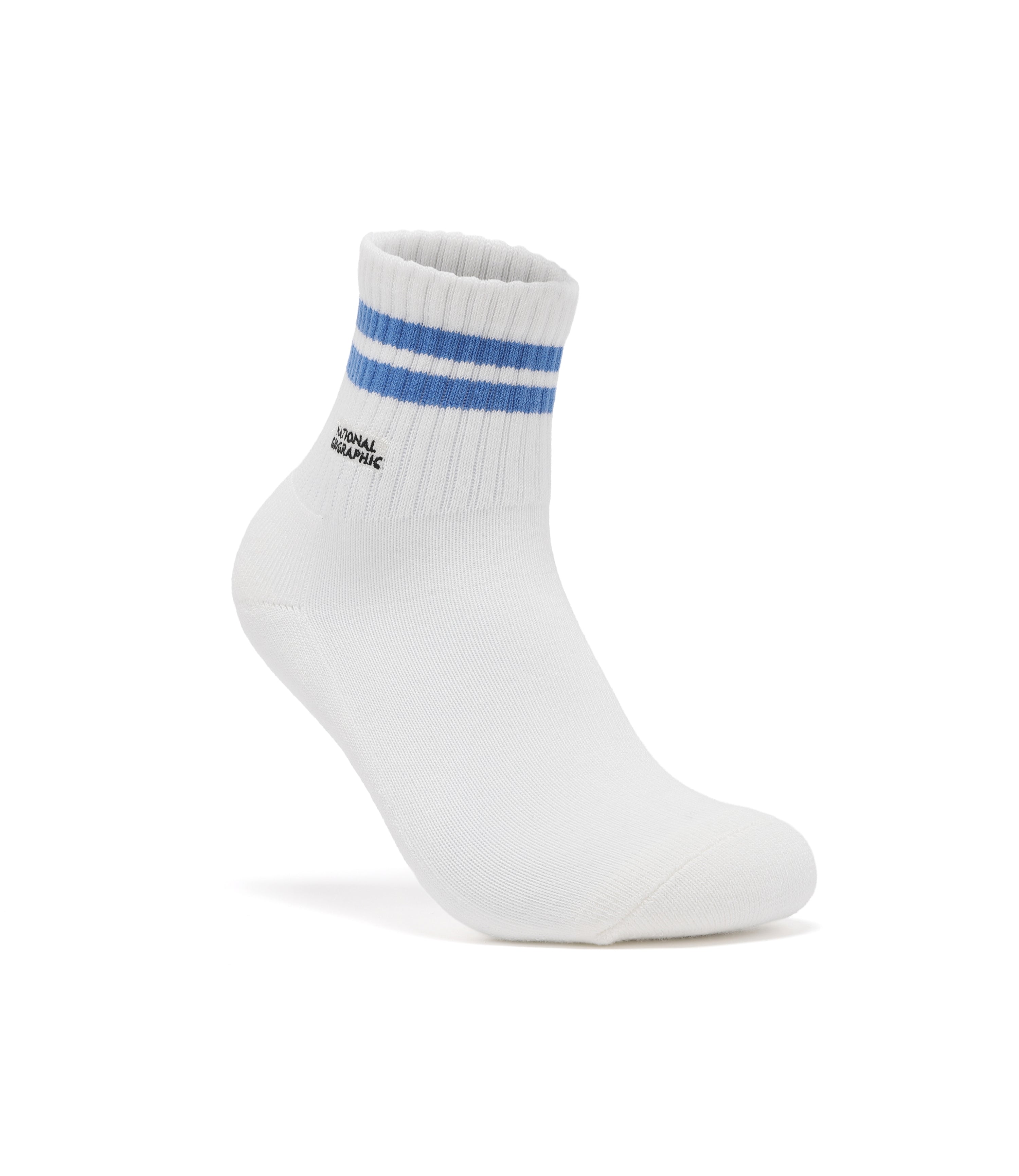 Stripe Middle Socks<br>BLUE