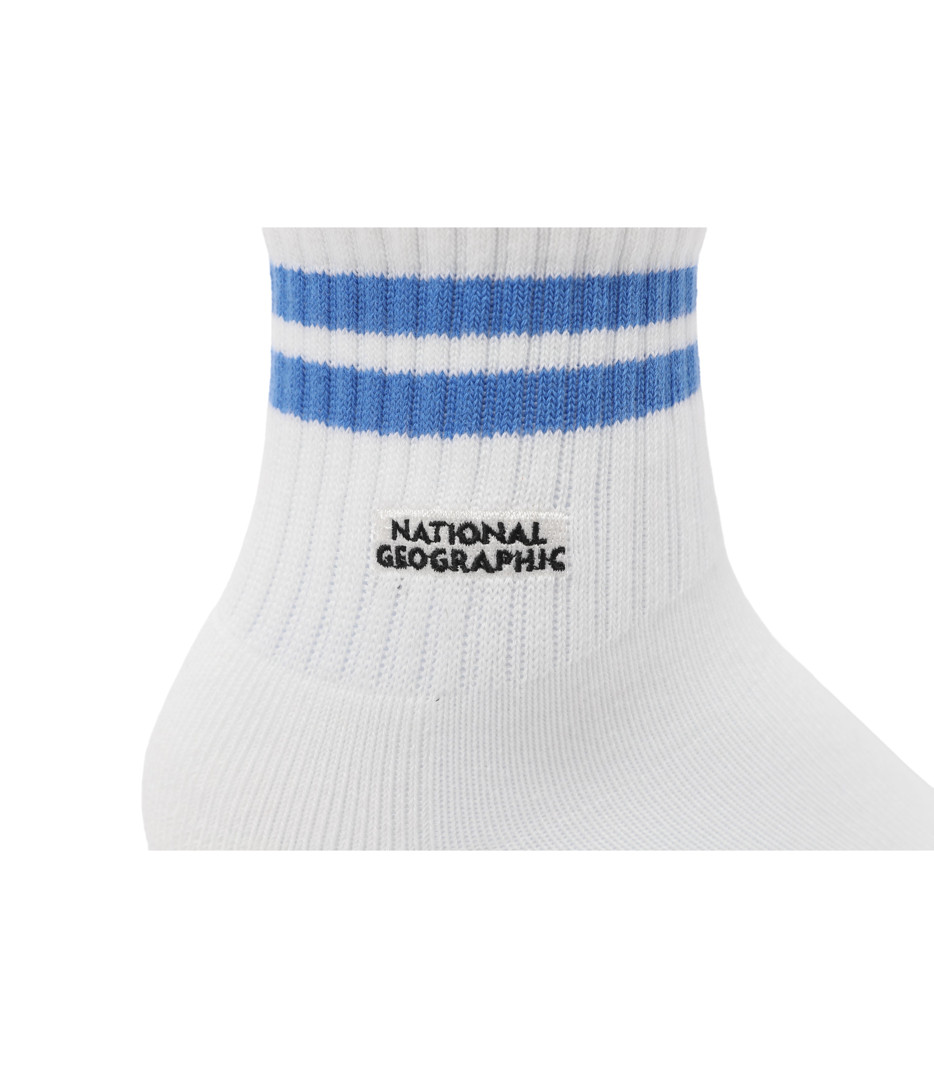 Stripe Middle Socks<br>BLUE