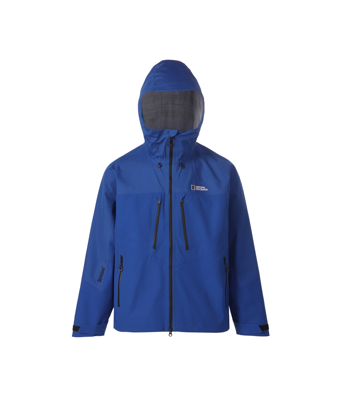 Men's DERMIZAX 3-Layer Perfect Functional Hooded Jacket<br>COBALT BLUE