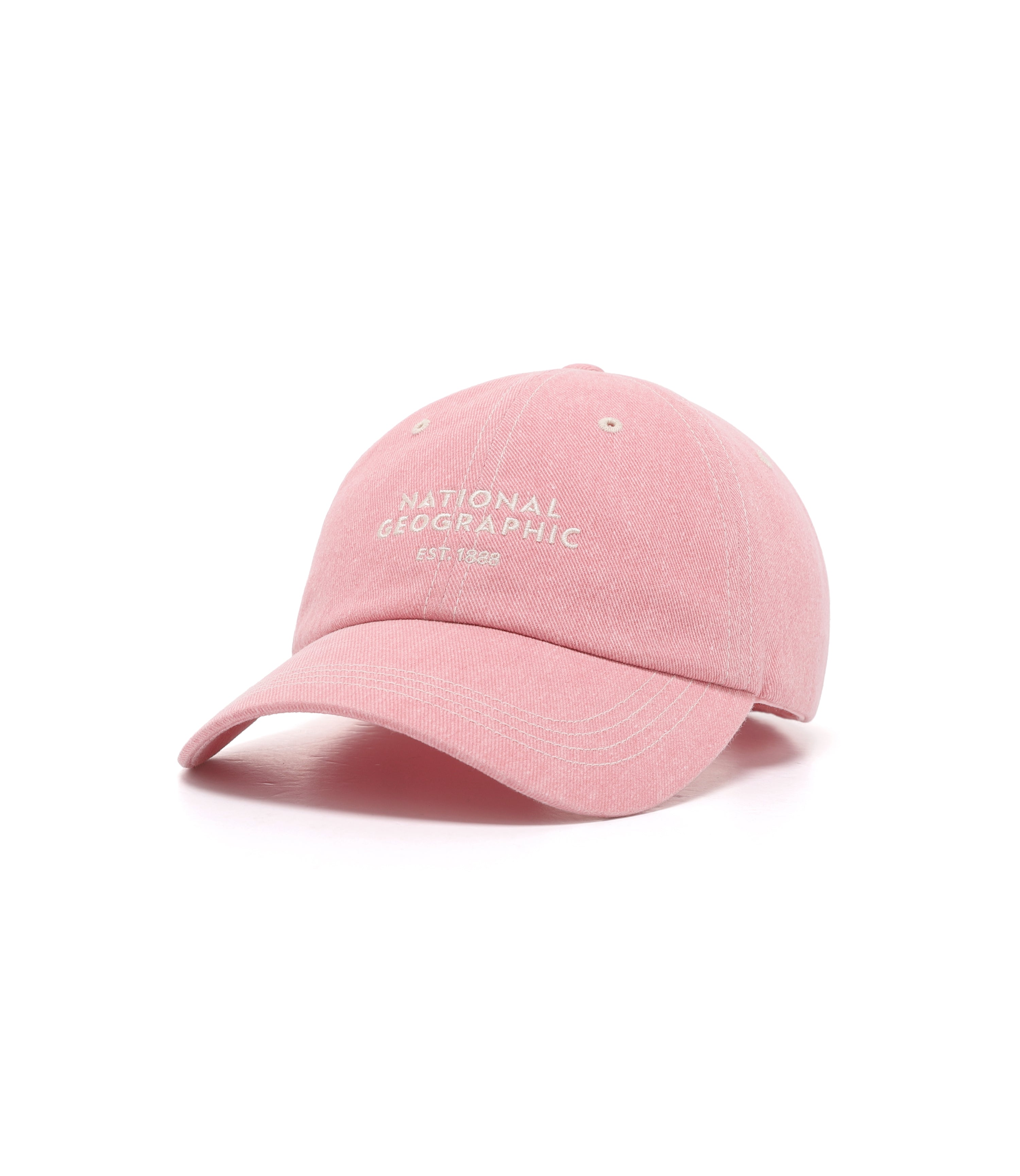 Stitch Washing Ball Cap<br>PINK