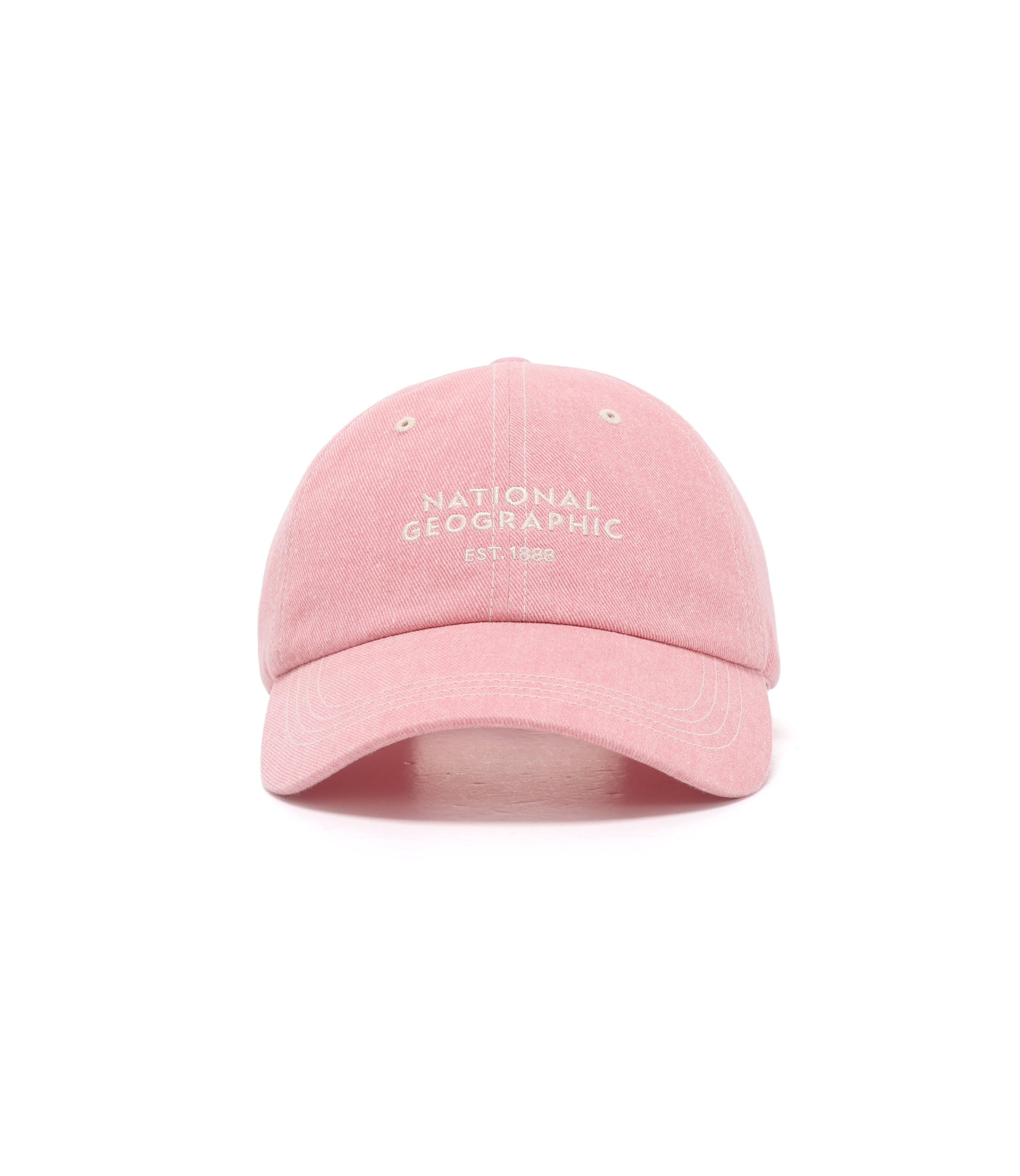 Stitch Washing Ball Cap<br>PINK