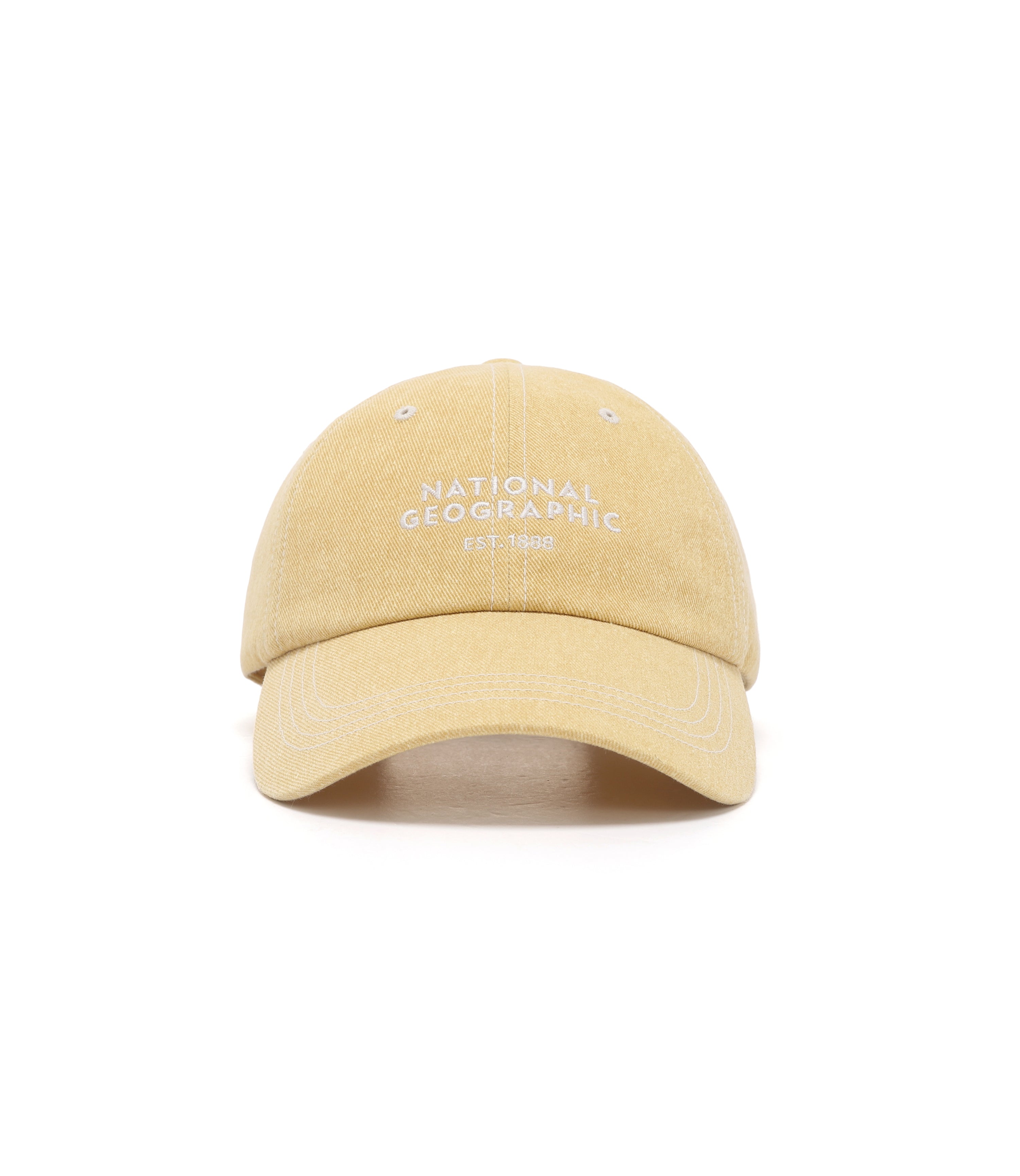 Stitch Washing Ball Cap<br>MUSTARD