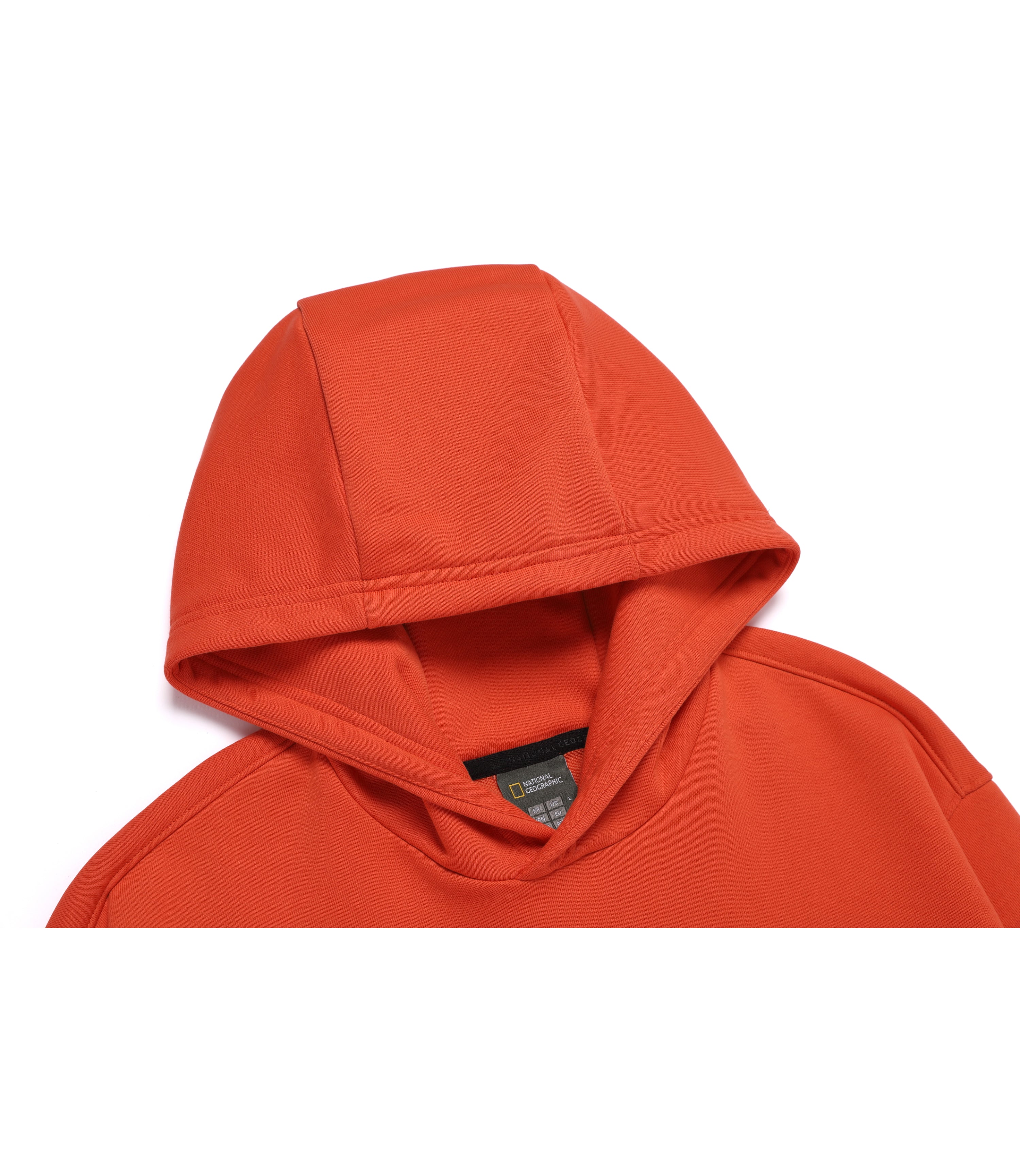 Men's NRN Hybrid Semi-Over Fit Hoodie<br>L/ORANGE