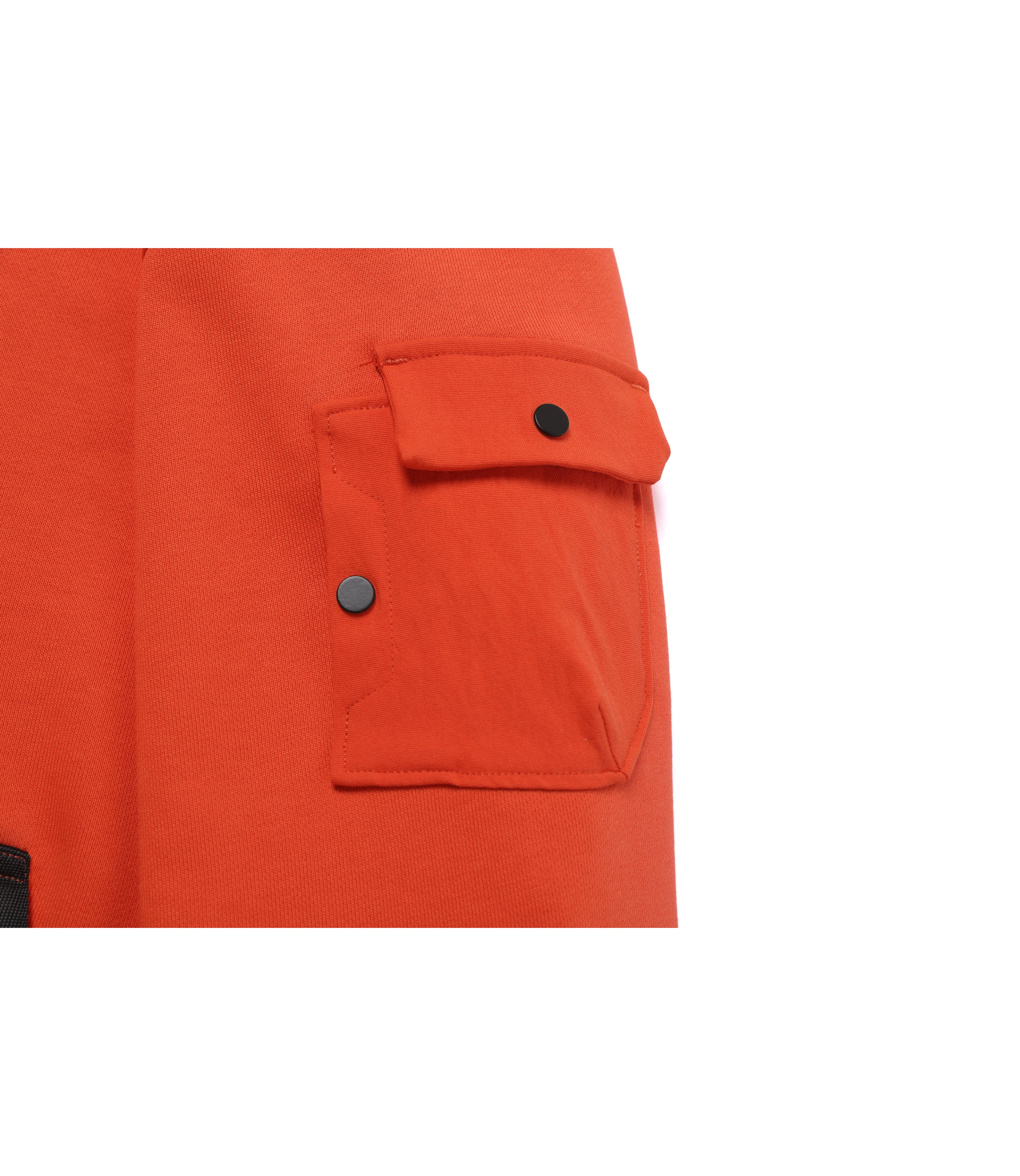 Men's NRN Hybrid Semi-Over Fit Hoodie<br>L/ORANGE