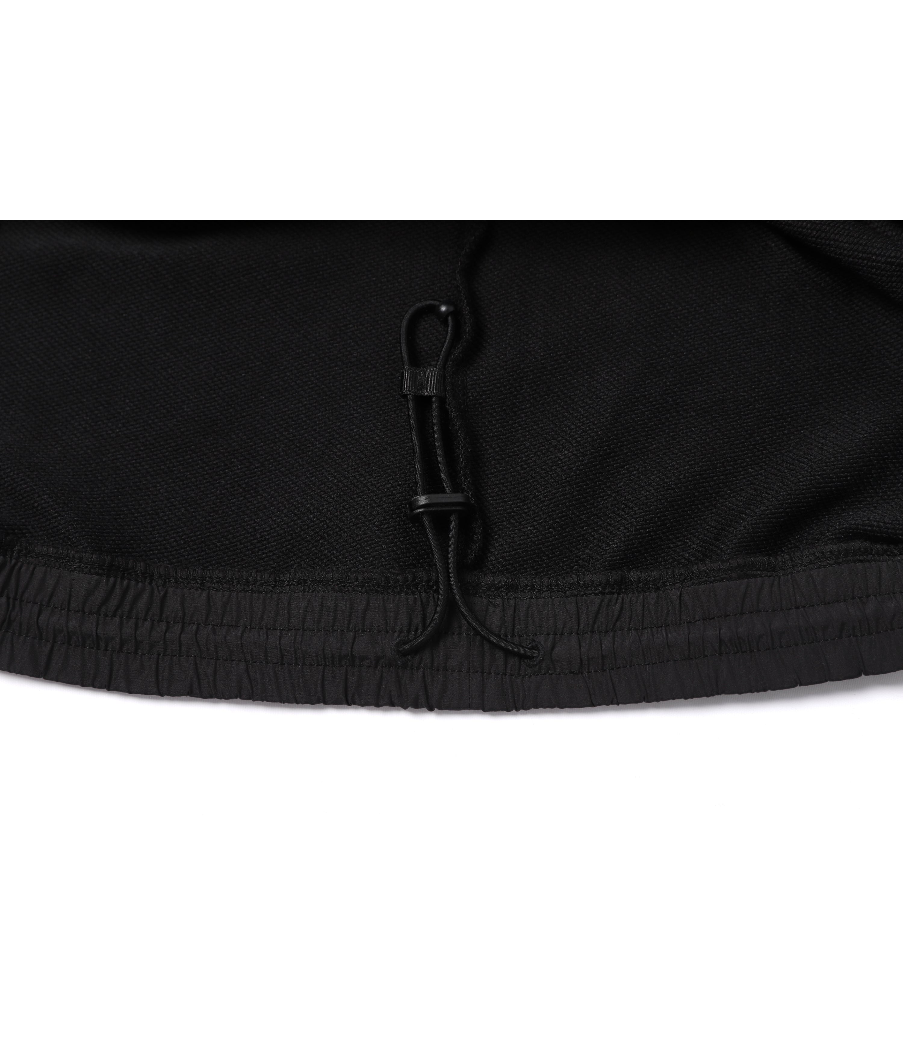 Men's NRN Hybrid Semi-Oversized Pocket Sweatshirt<br>BLACK
