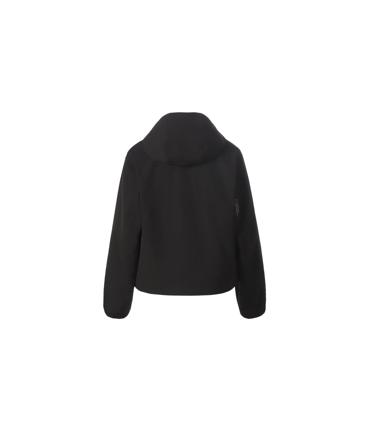 Women's ARCHELON Woven Hooded Zip-Up Pocket Jacket<br>BLACK
