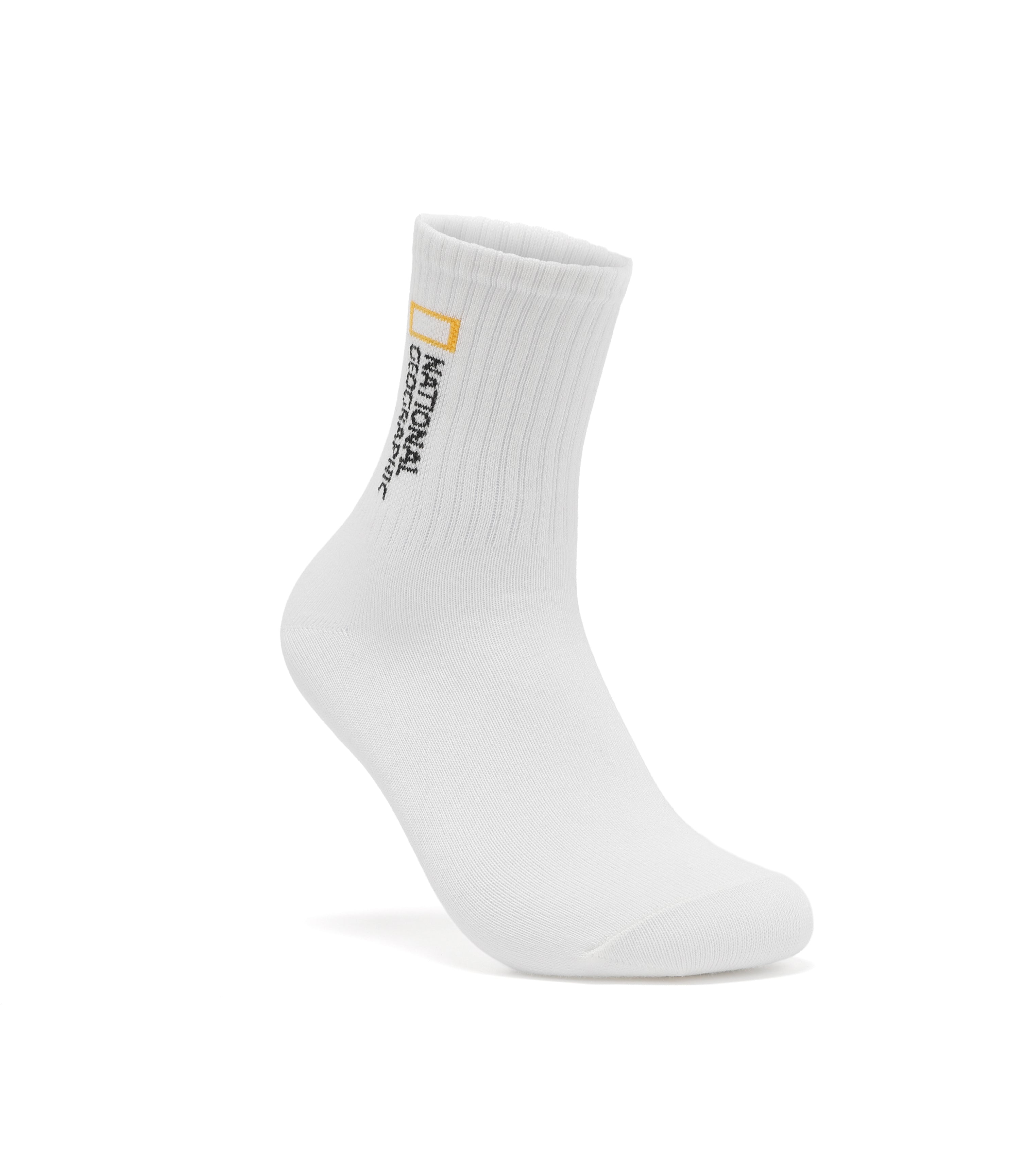 Bundle Middle Socks<br>WHITE