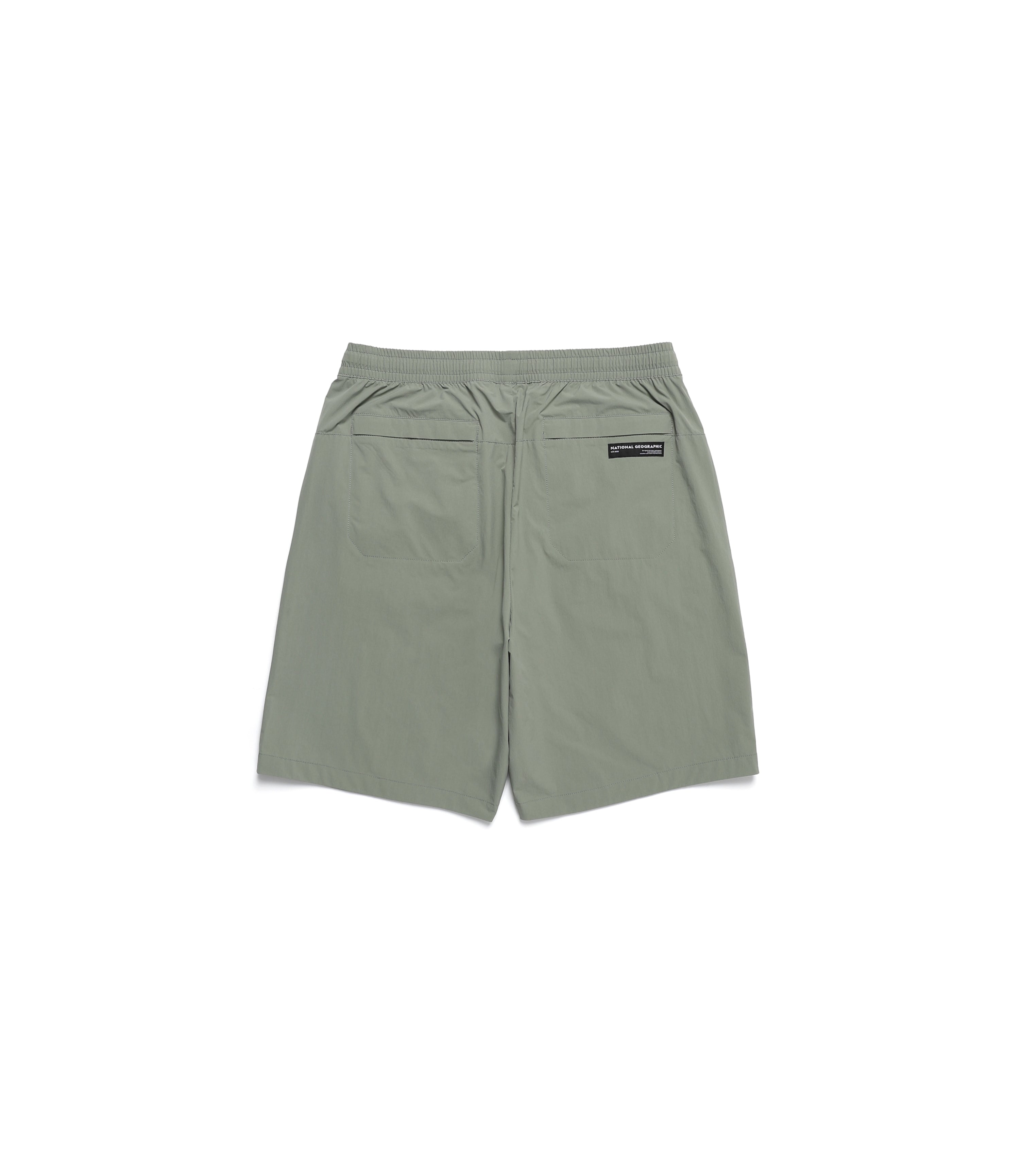 Unisex ADELIE Lightweight Woven Stretch Cargo Short Pants<br>LICHEN KHAKI