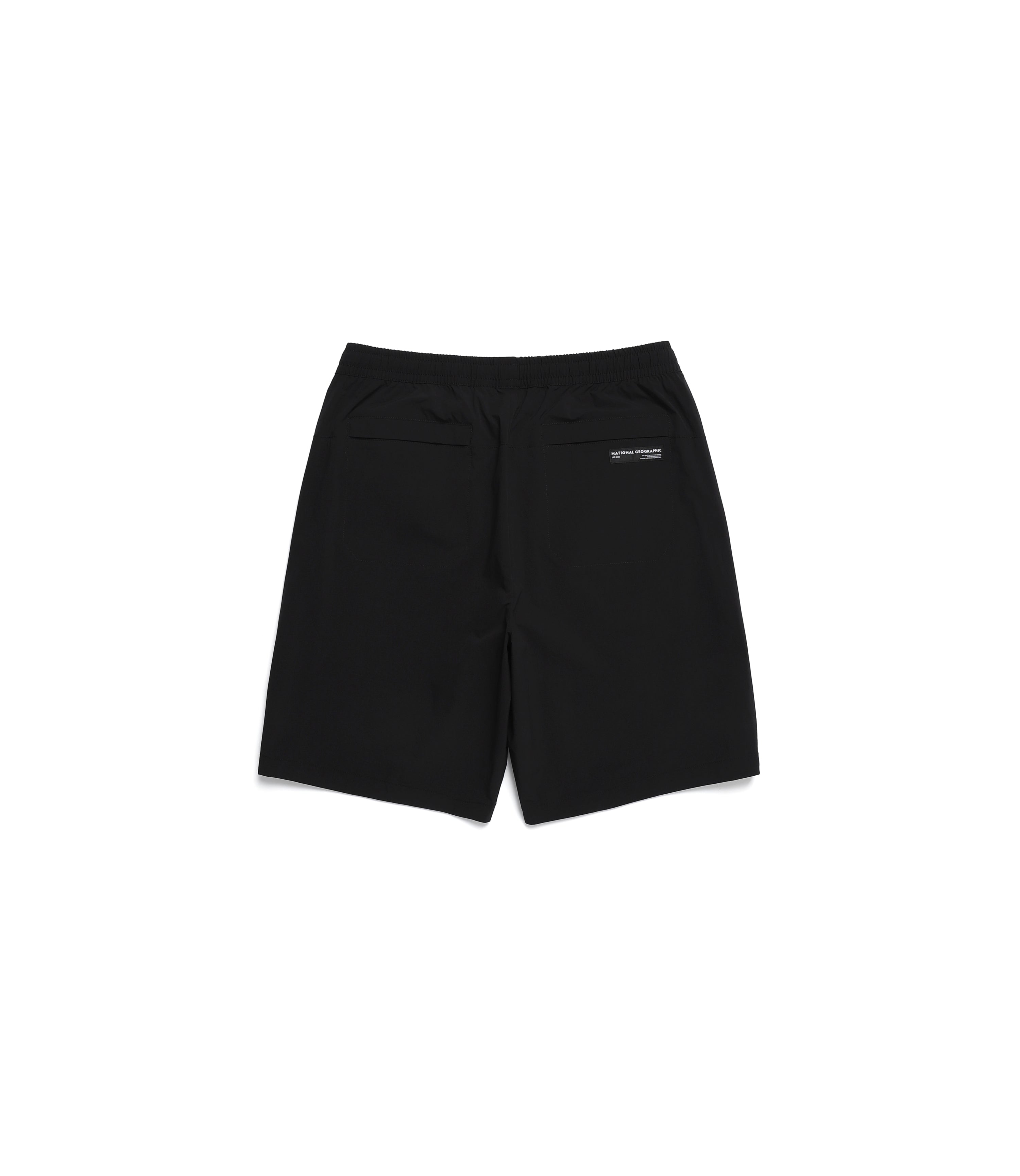 Unisex ADELIE Lightweight Woven Stretch Cargo Short Pants<br>CARBON BLACK