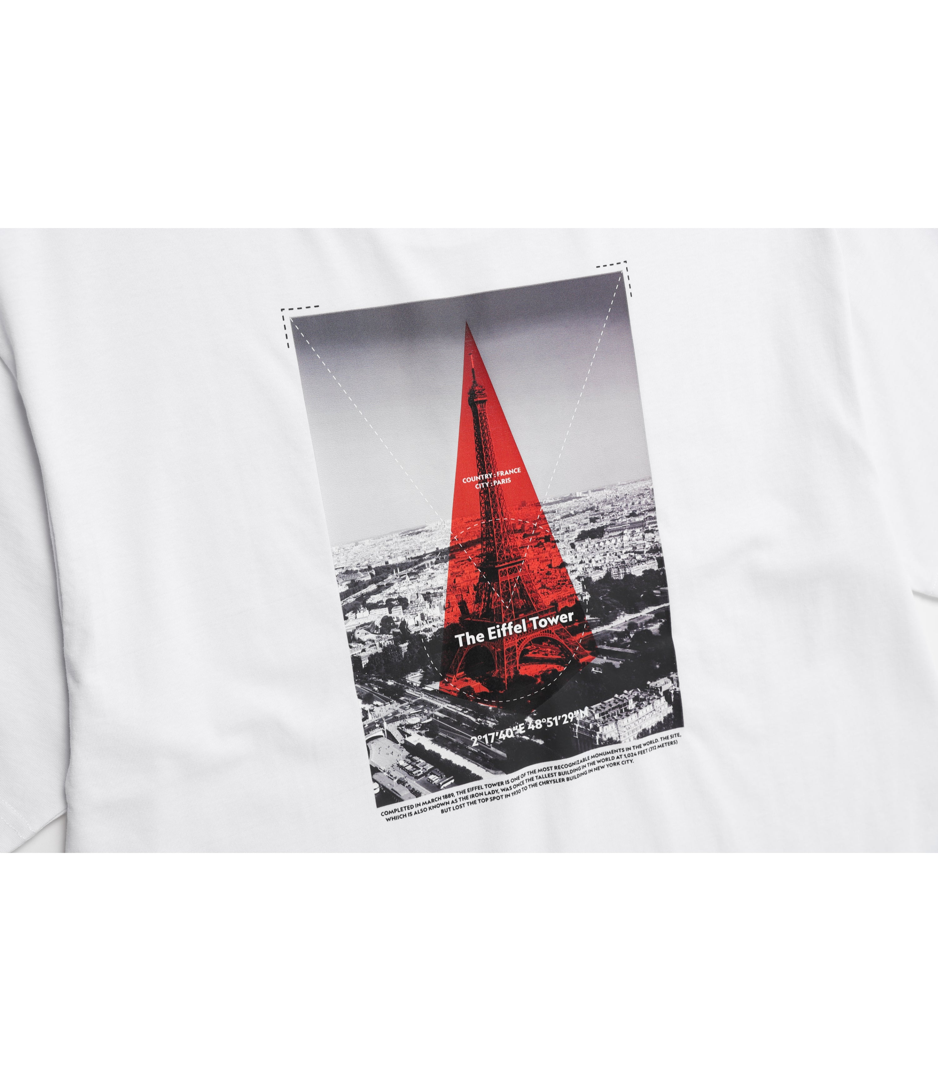 Unisex URBAN CITY Graphic Short Sleeve Tee<br>WHITE