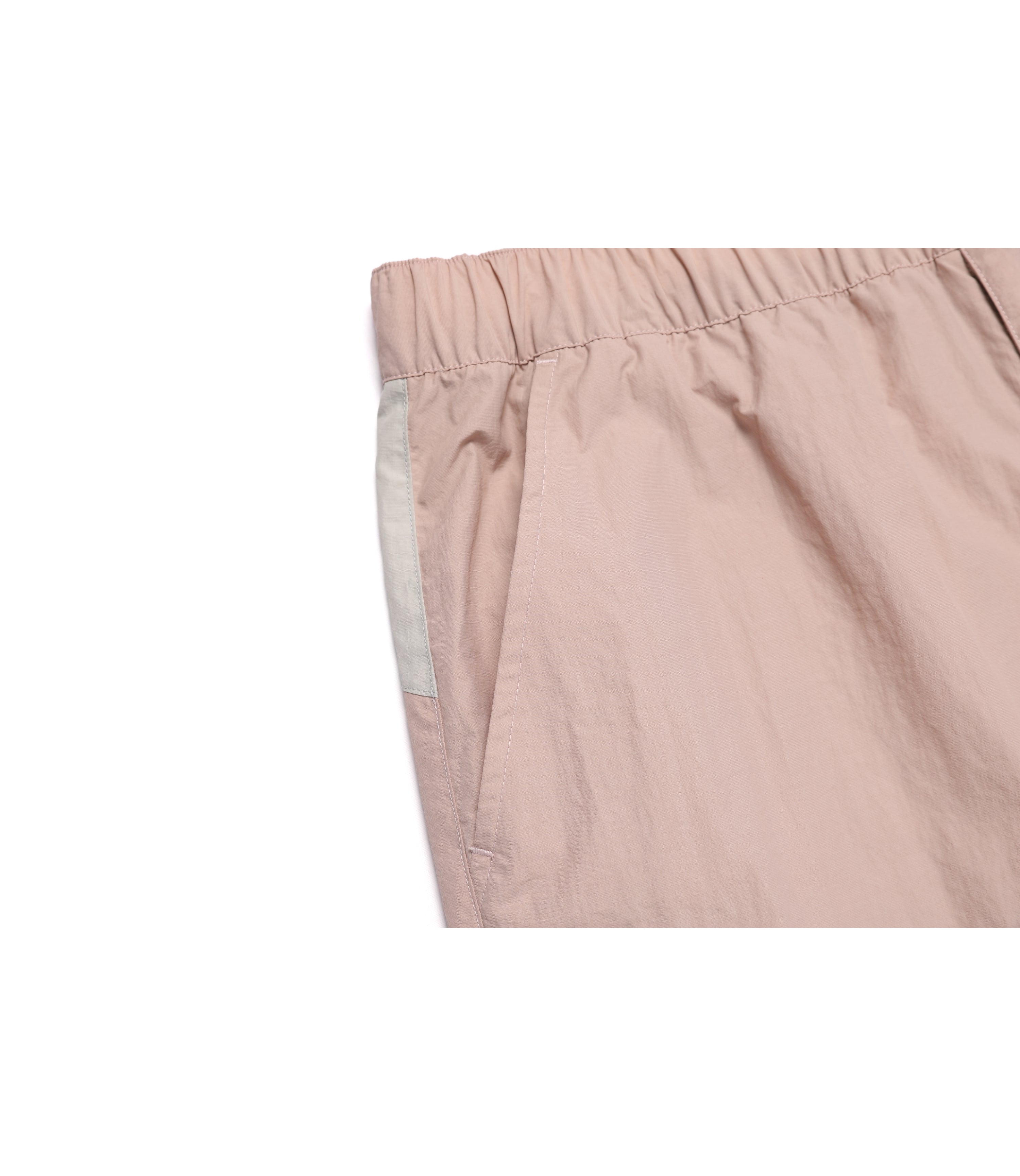 Unisex Woven Anorak Pocket Short Pants<br>SILVER PINK