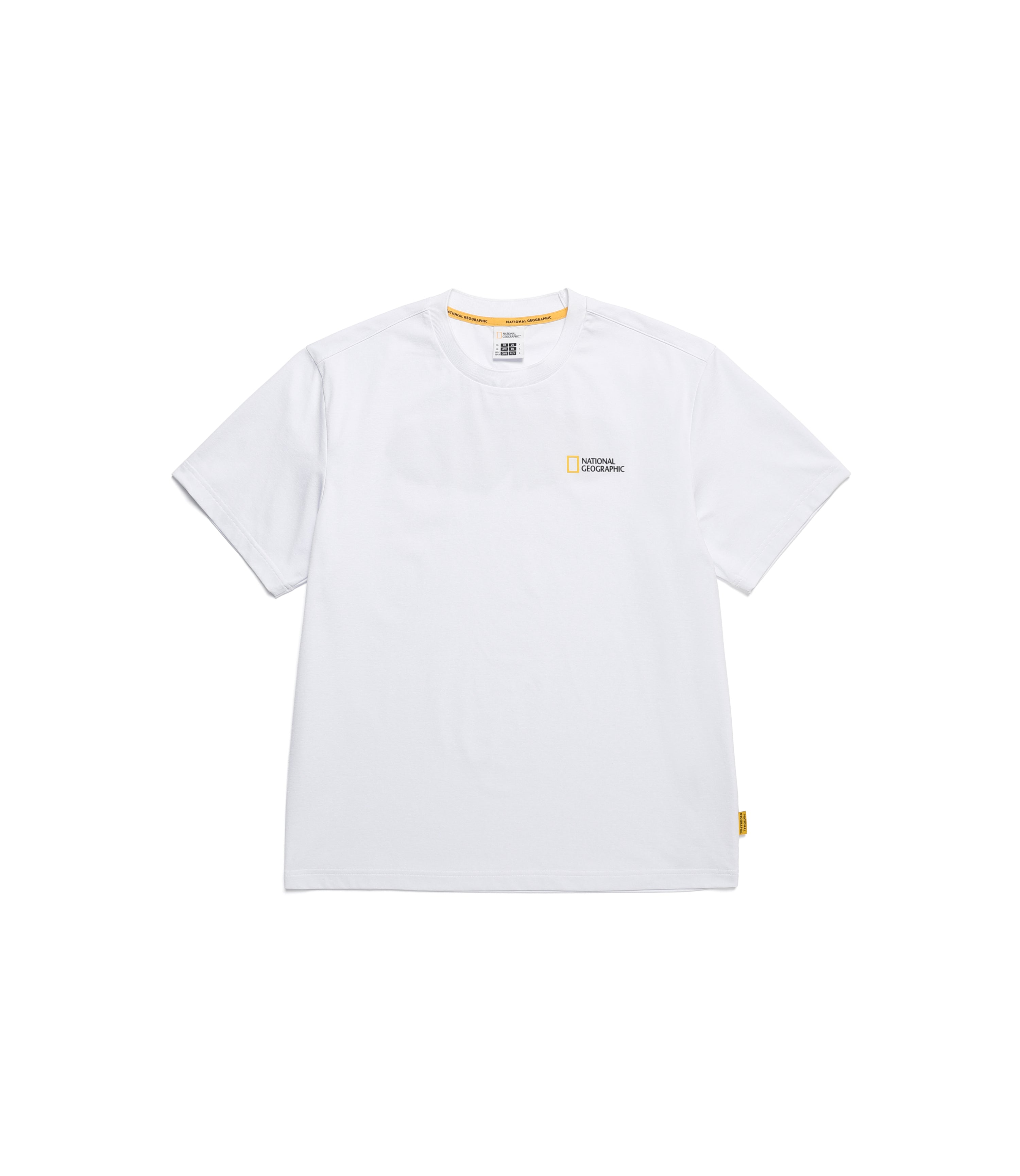 Unisex CROW COOLMAX Graphic Short Sleeve Tee<br>WHITE