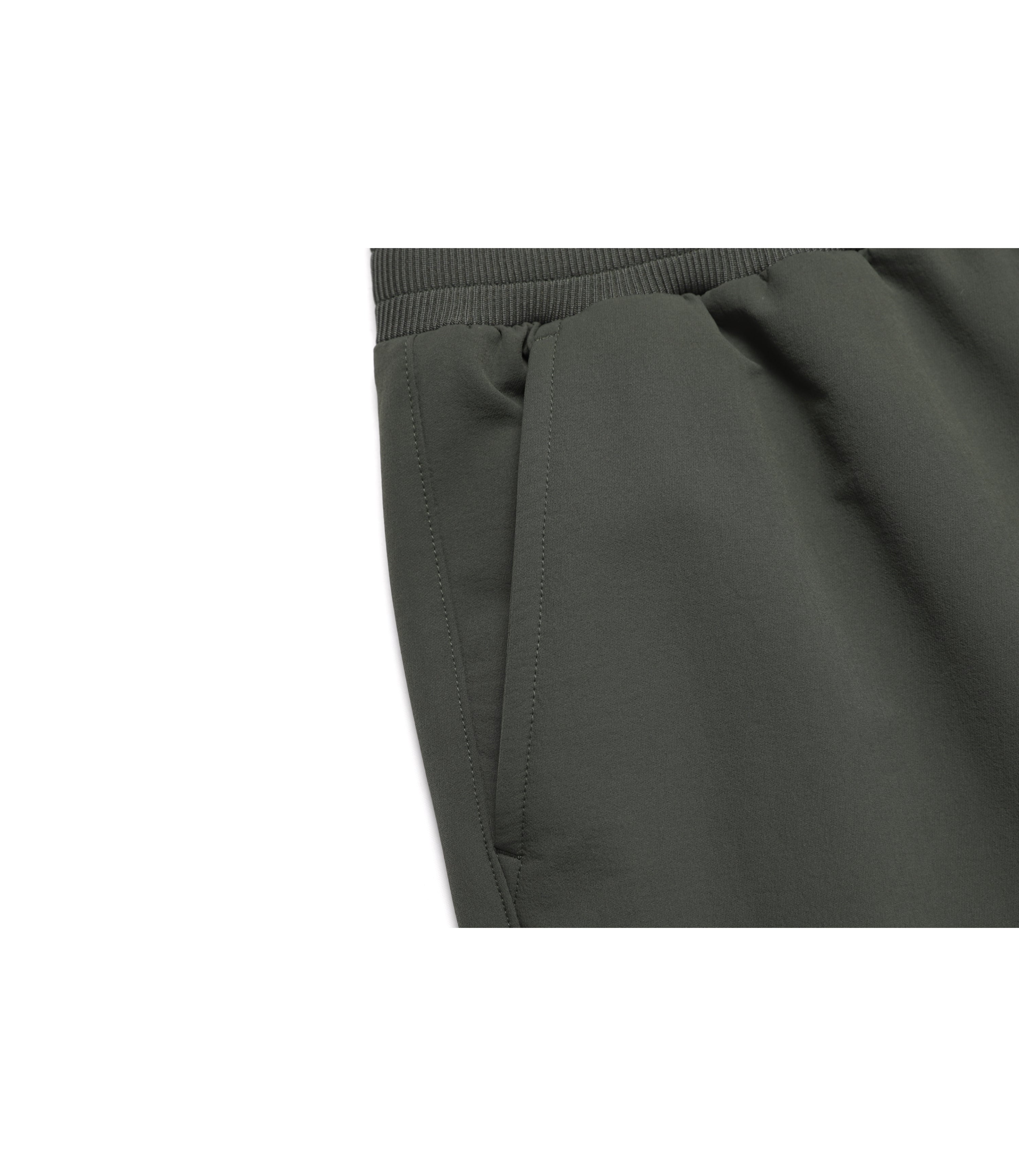 Unisex ARCHELON Brushed Woven Straight Pants<br>F/KHAKI