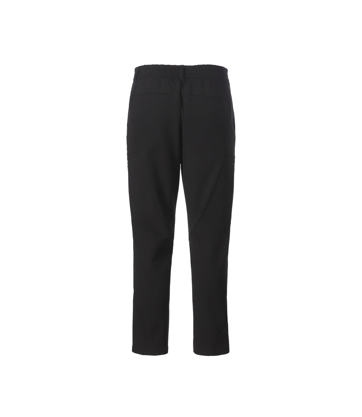 Men's Urban Square Stretch Semi Regular Fit Straight Pants<br>BLACK