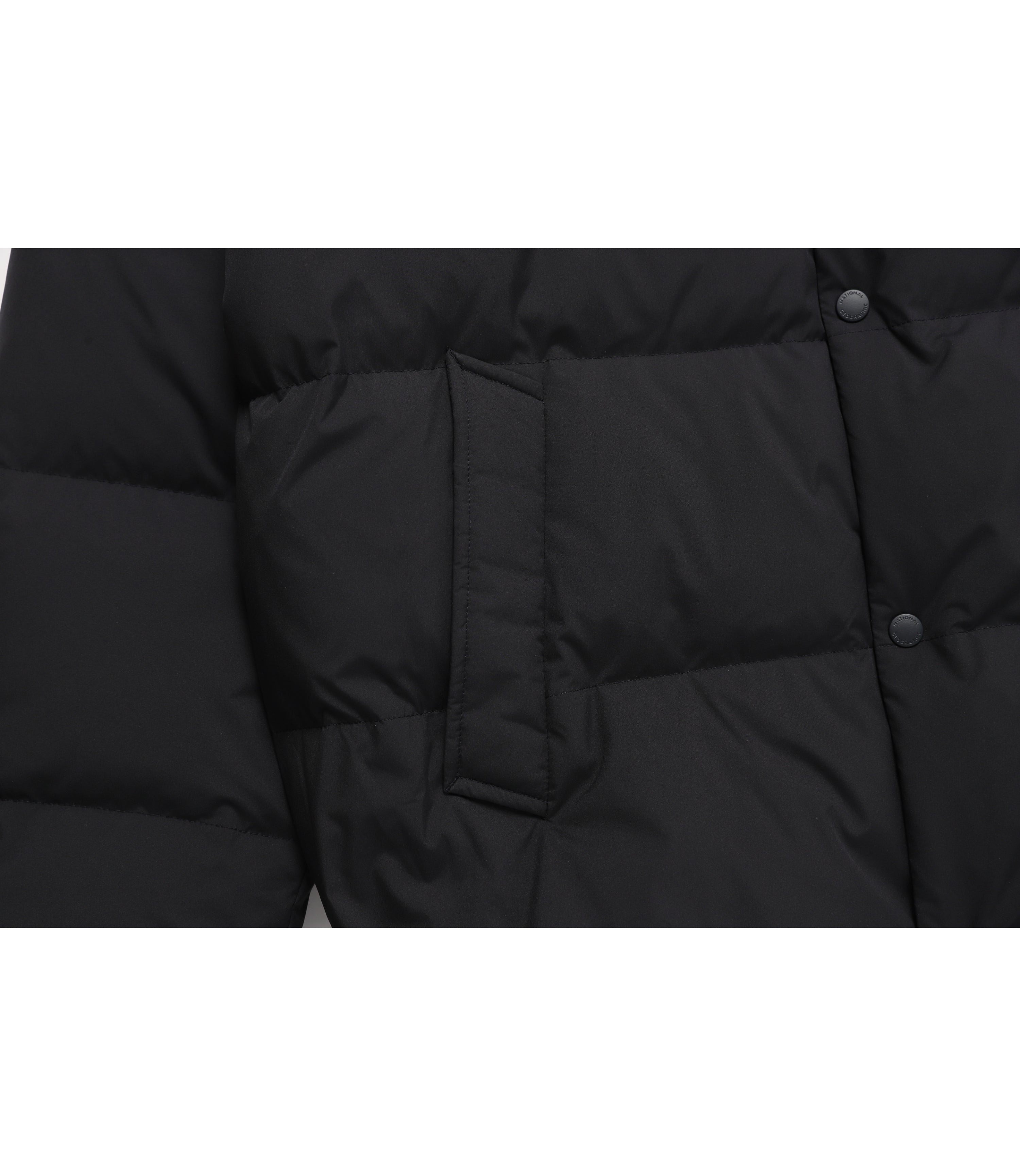 Men's Collared Light Goose Down Jacket<br>NAVY