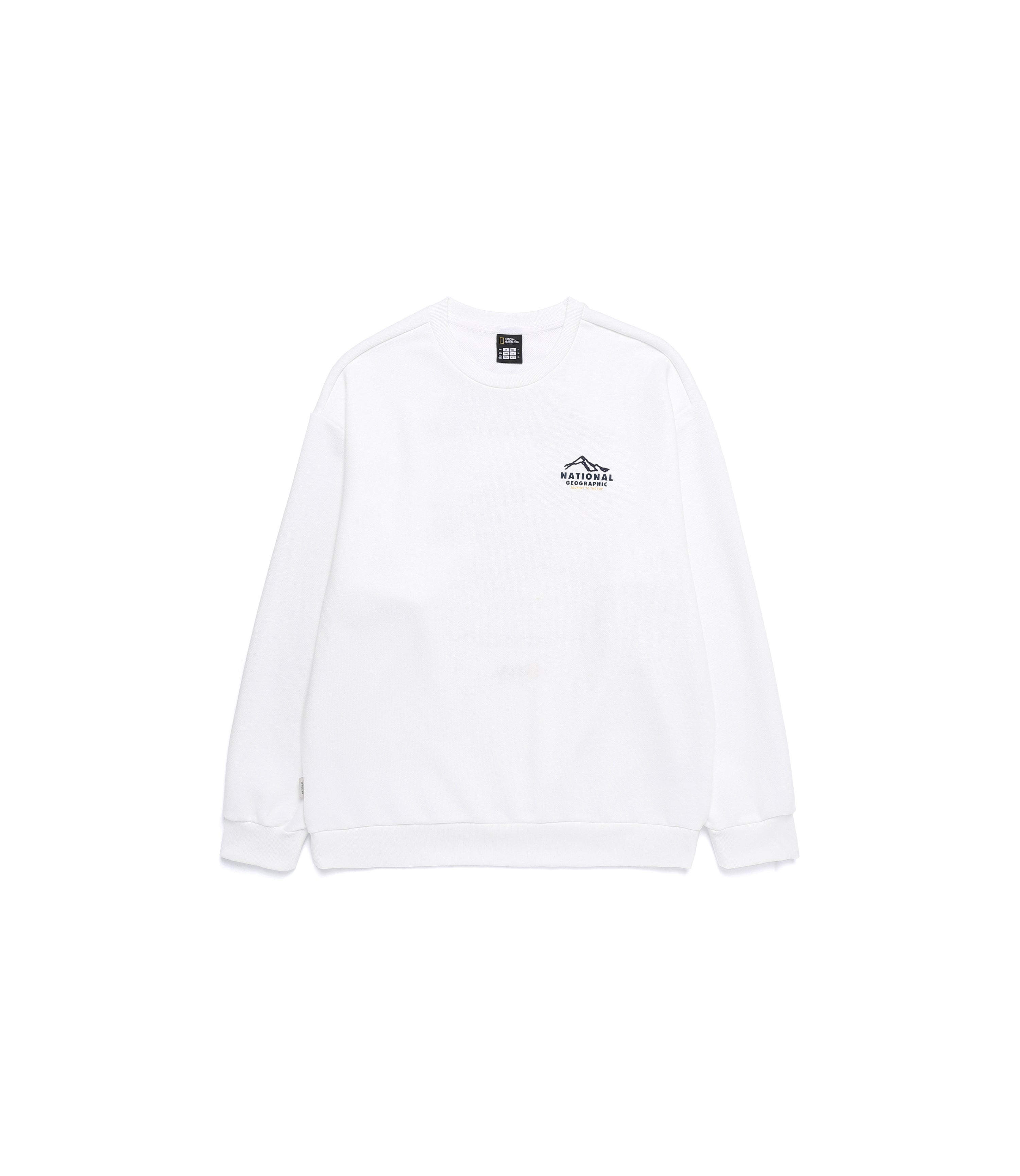 Unisex Concept Graphic Sweatshirt<br>O/WHITE