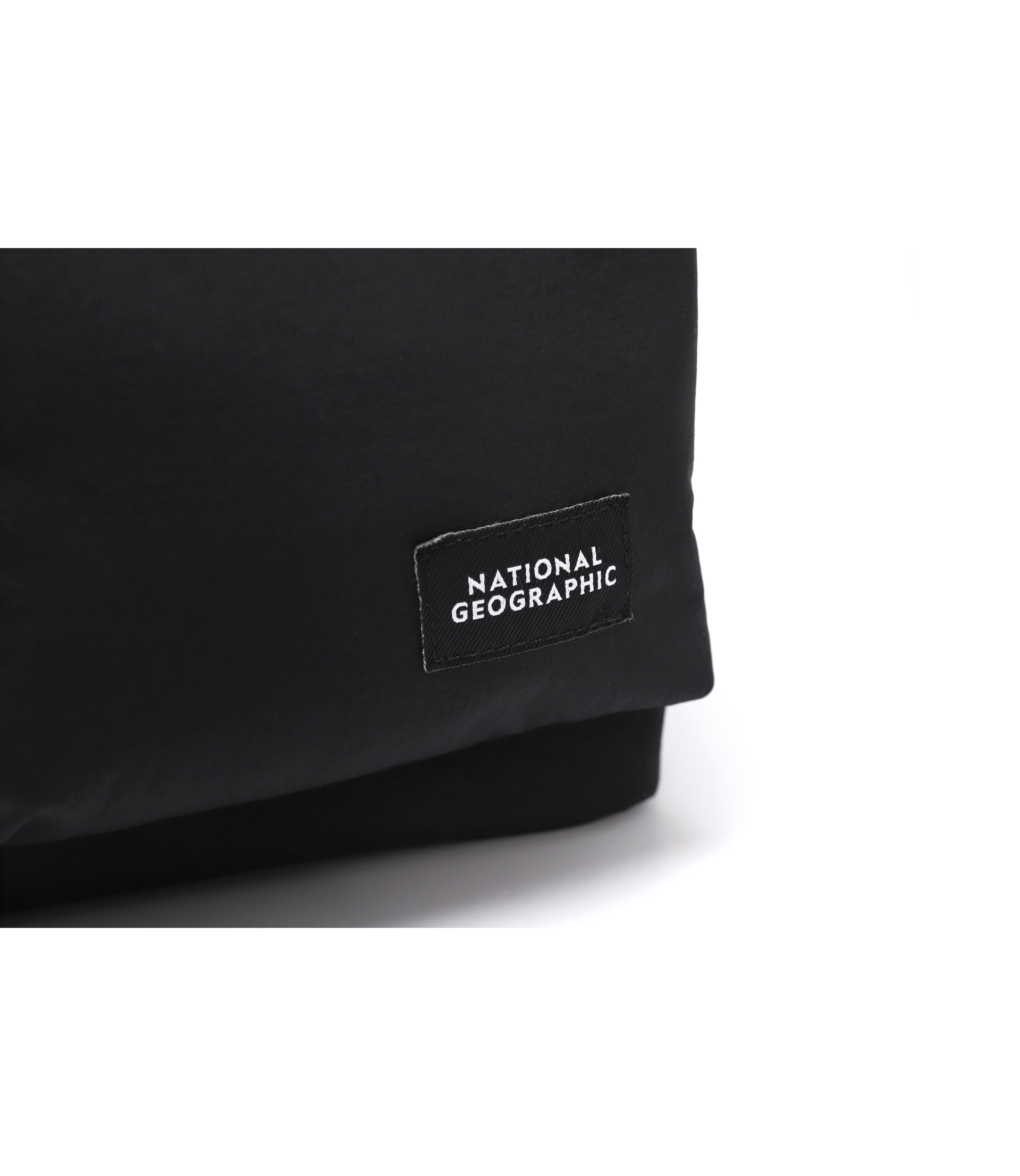 Light Wide Tote Bag<br>BLACK