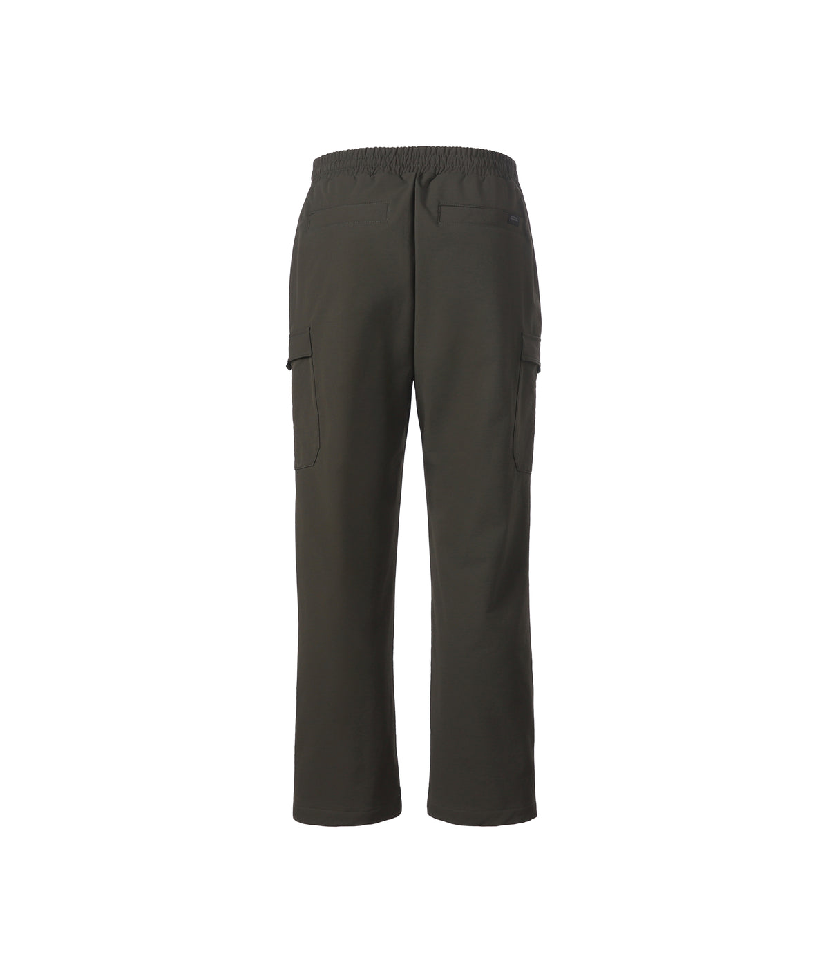 Unisex ARCHELON Double-Warm Brushed Woven Regular Fit Straight Cargo Pants<br>CHARCOAL KHAKI